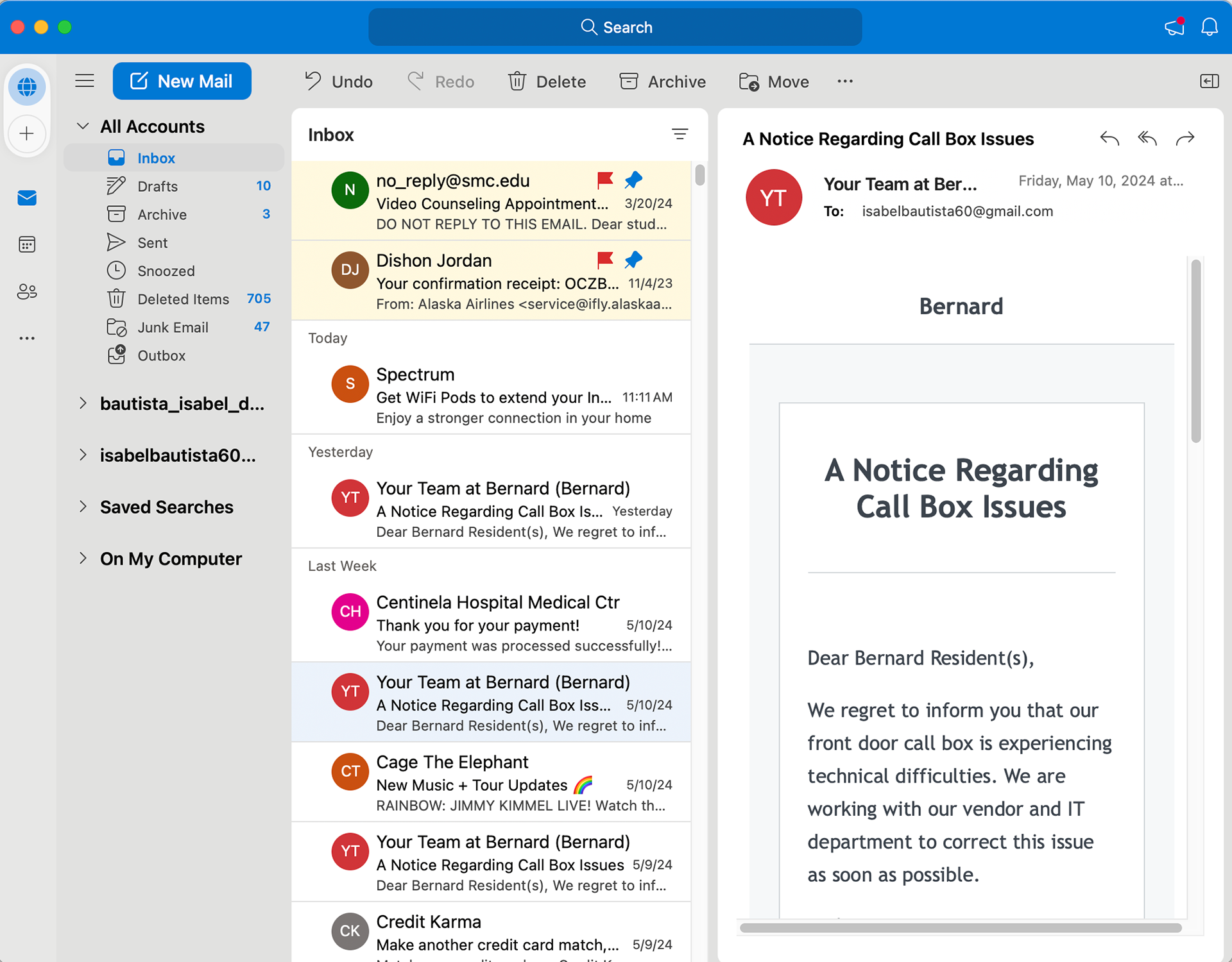Outlook Overview of Interface