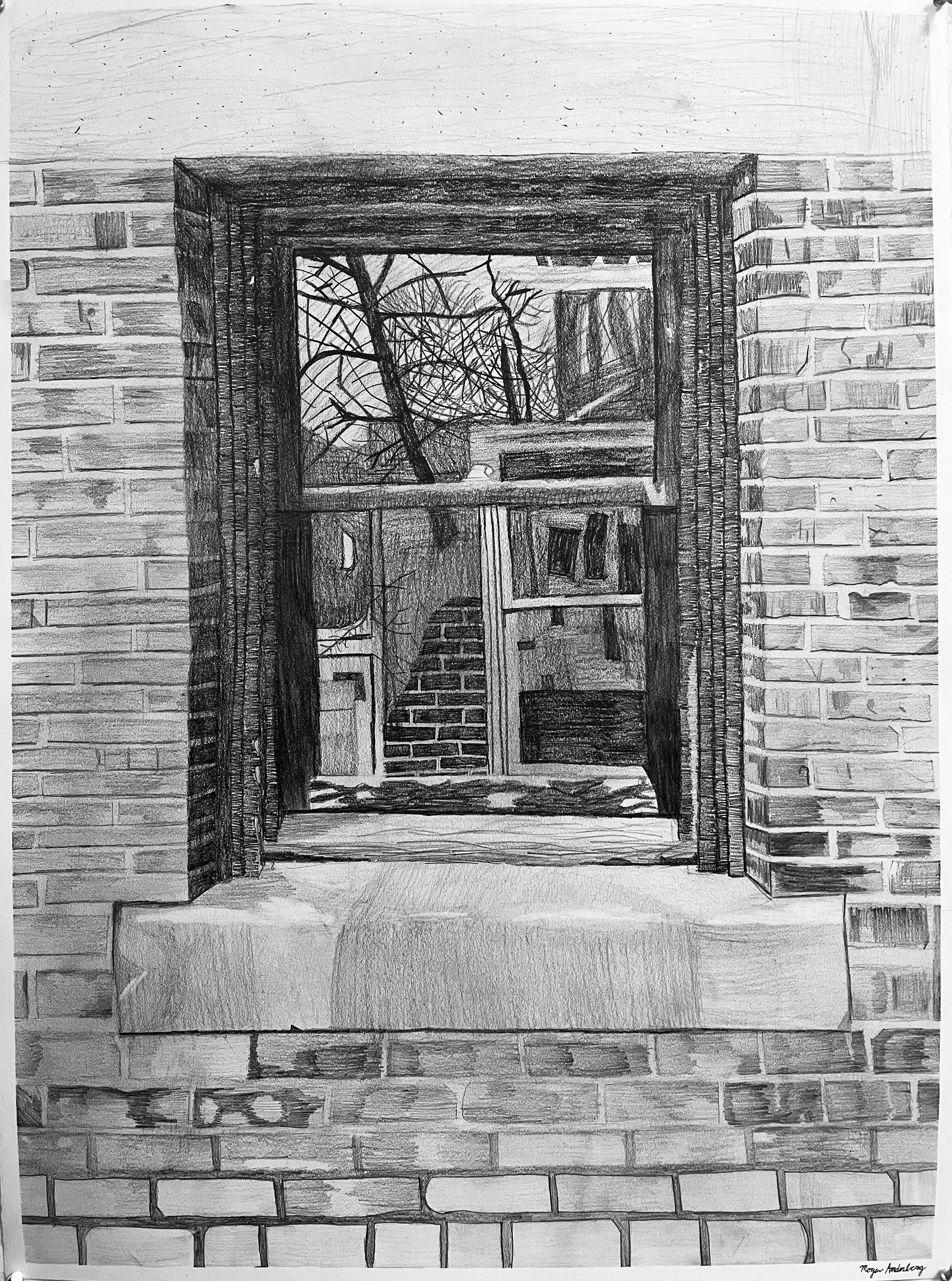 22x30, Graphite, March 2022