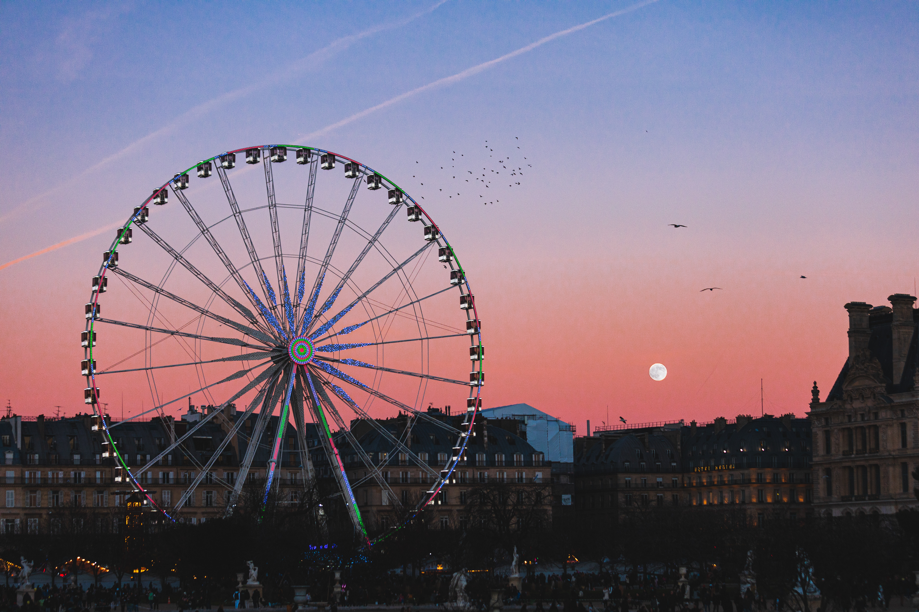 Sunset at Tuileries