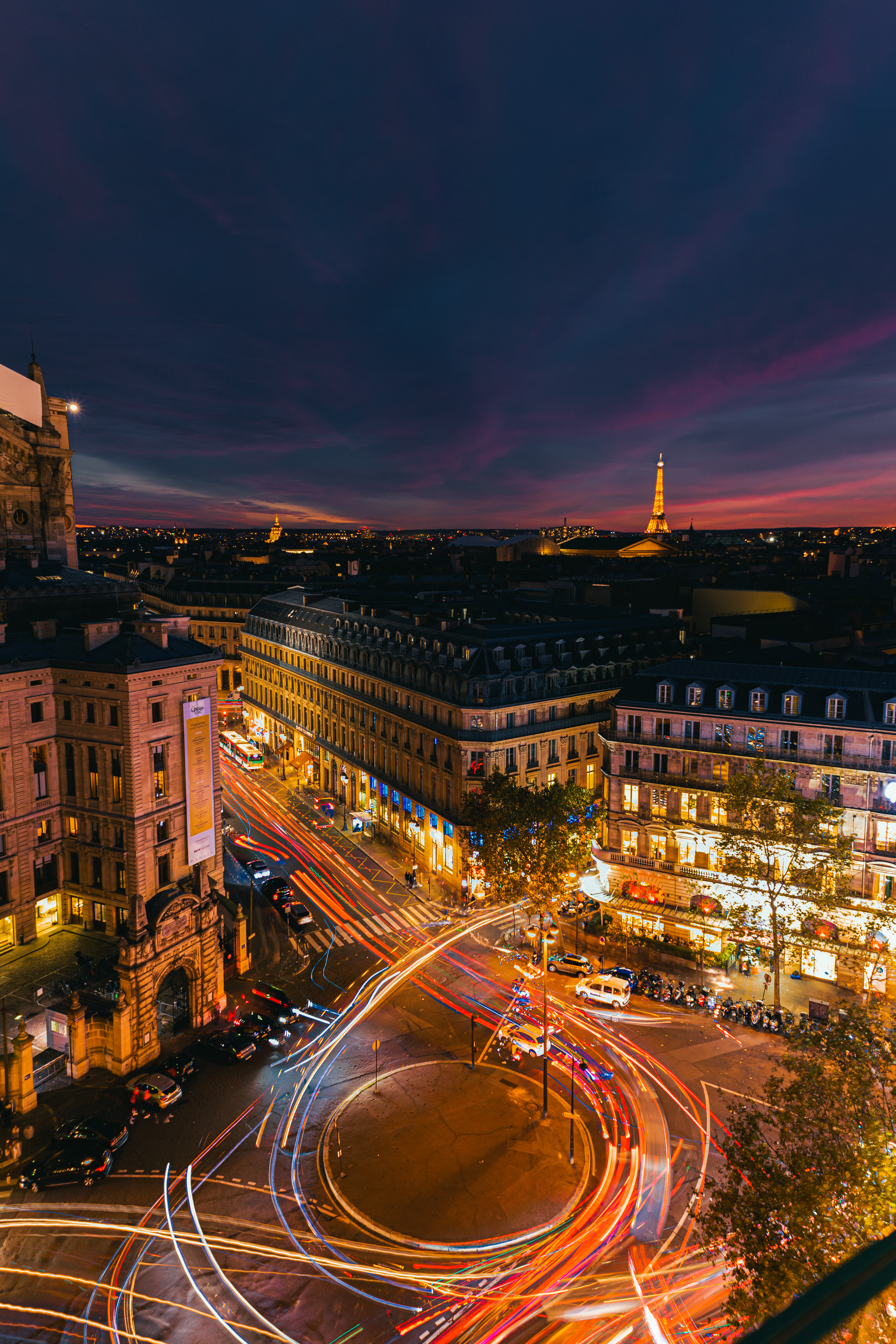 Long Exposure from Galleries Lafayette