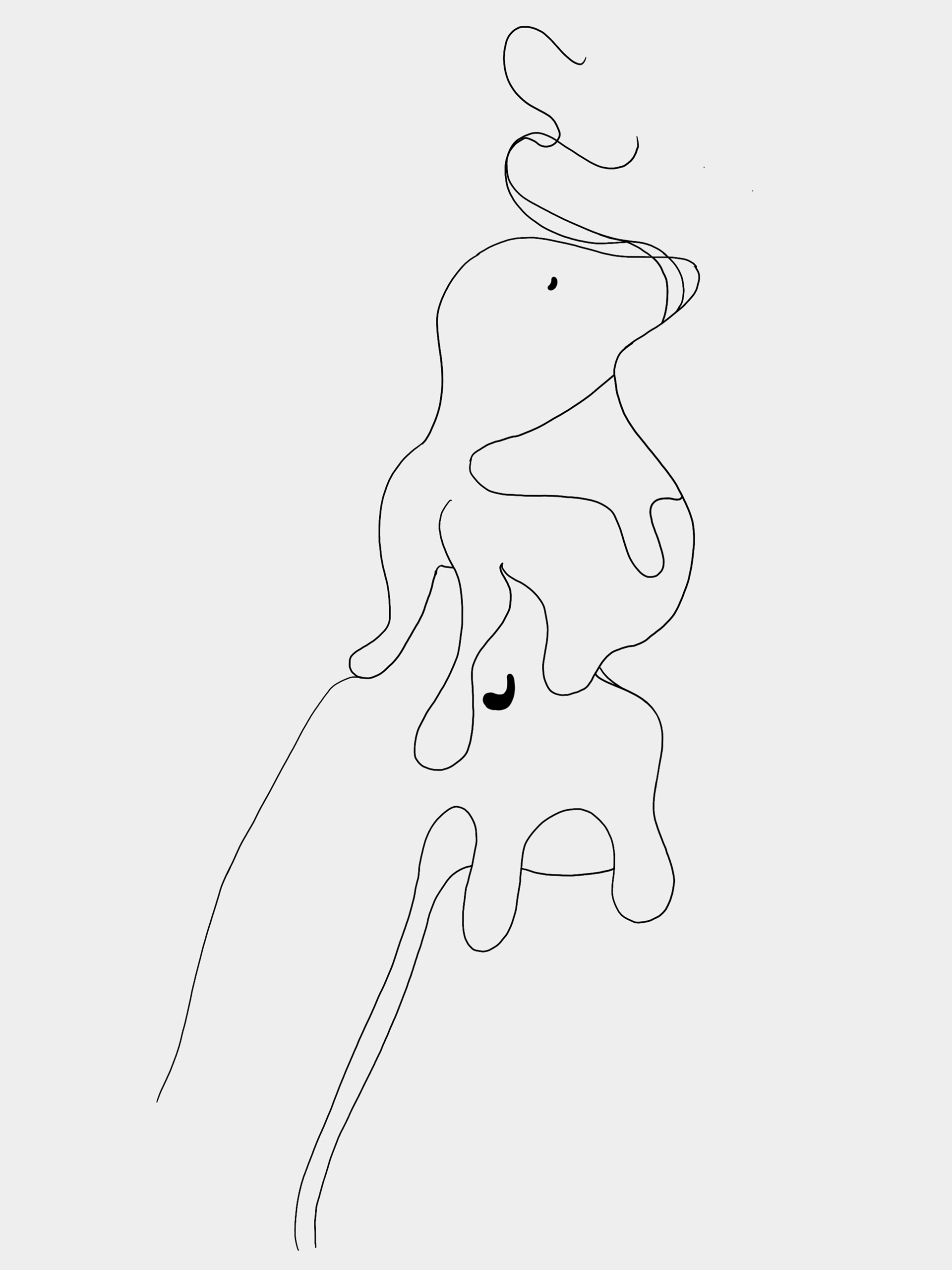 Hair Line Collection #2, Digital Illustration, 2024