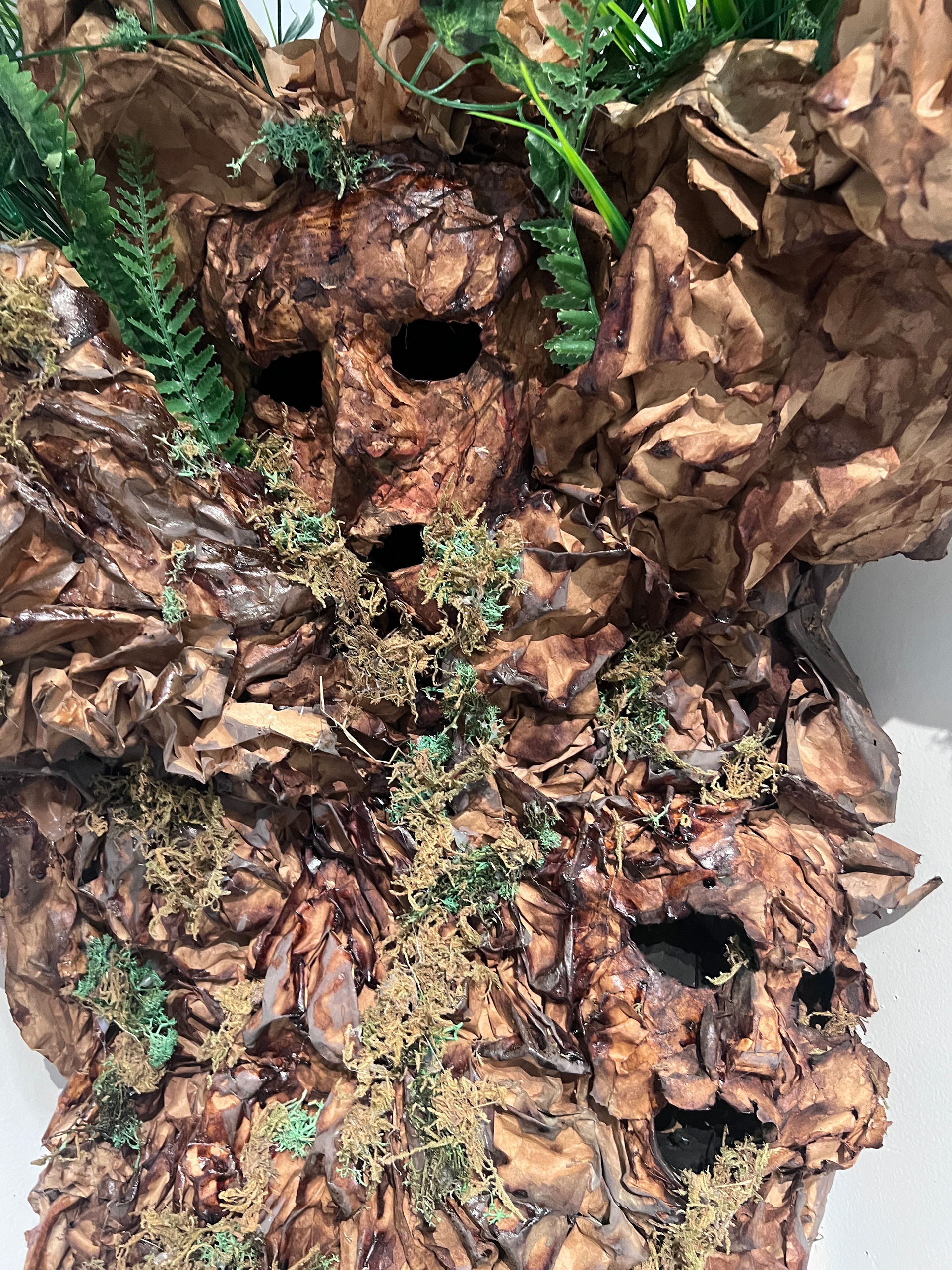 Fragments of Reverie, Tree, Close-up, Mixed Media Sculpture, 2024