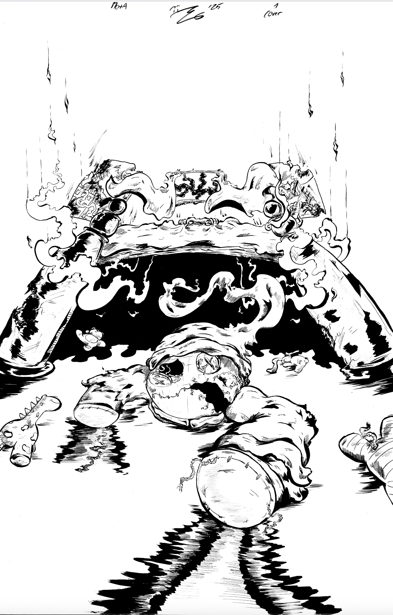 Monster of the Abyss, Cover A (Inks)