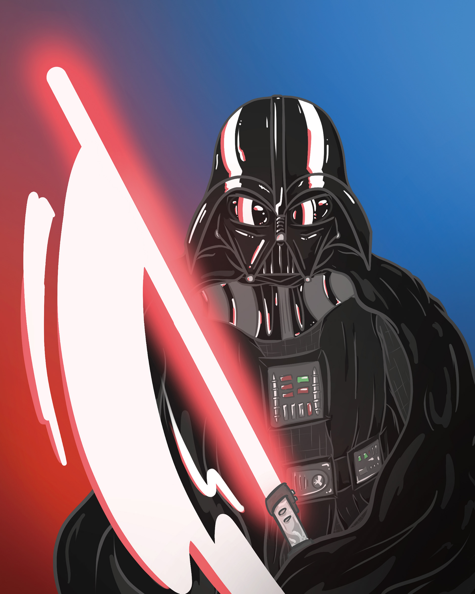 Darth Vader - Finished Illustration