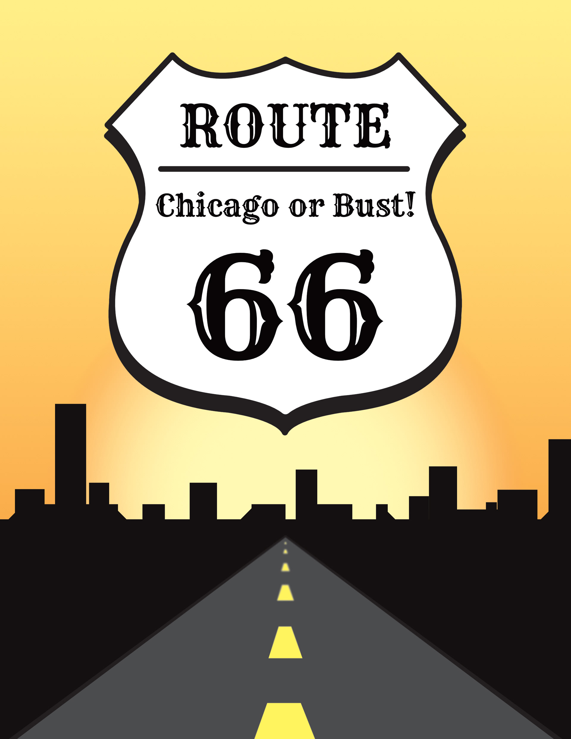 "Route 66" Book Design