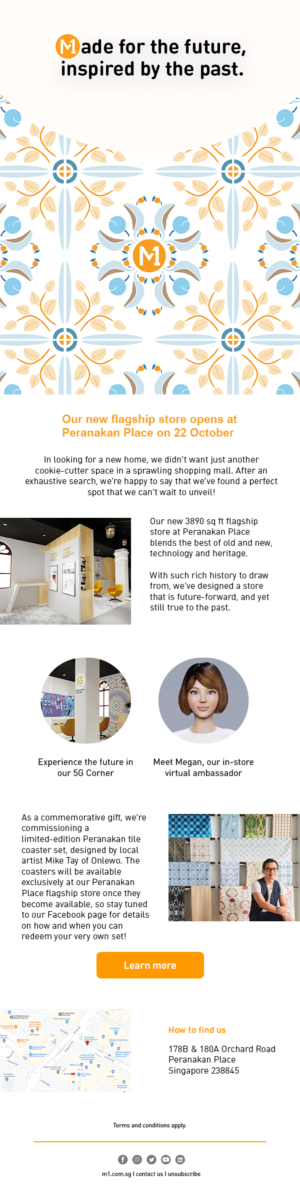 M1's flagship store opening