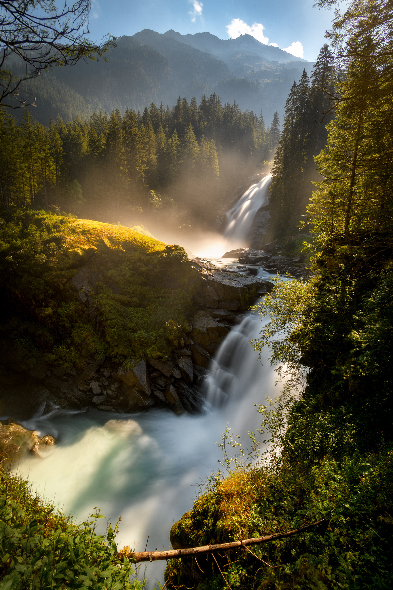 Krimmelské vodopády, Rakousko