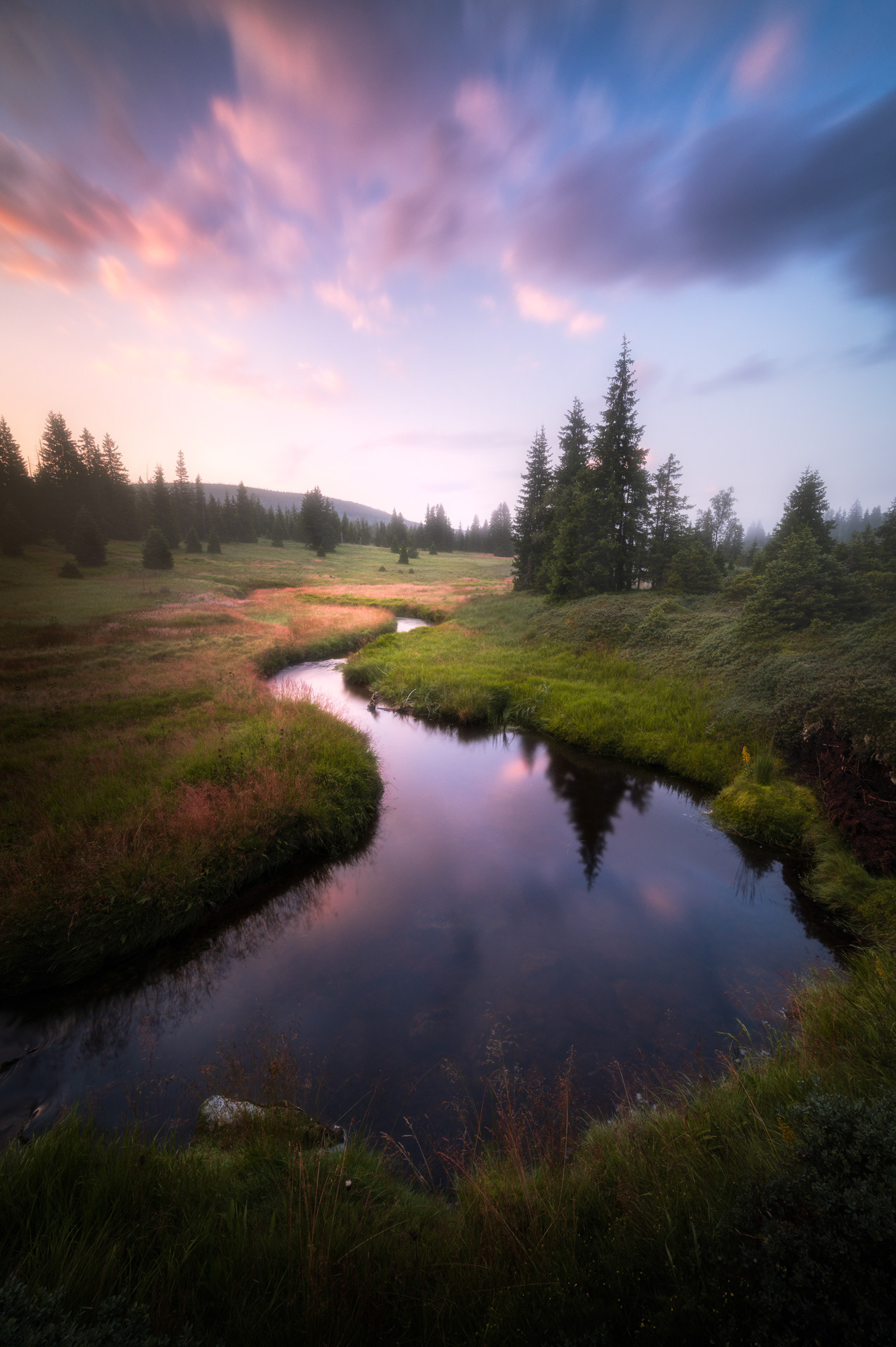 Barevné ráno na Březníku, ČR 2024