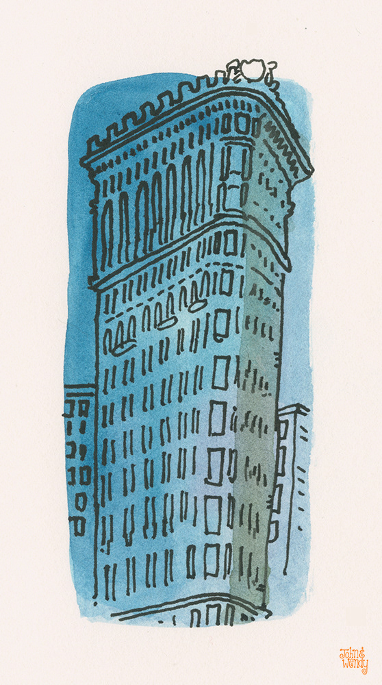 Has anyone ever called this the Fuller building? Probably not since the name Flatiron caught on almost as soon as it was built in 1902.