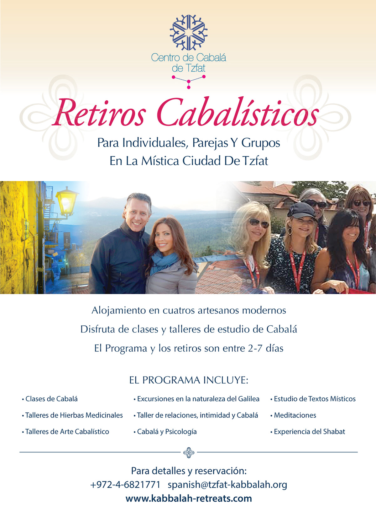 Tzfat Kabbalah Center Retreat