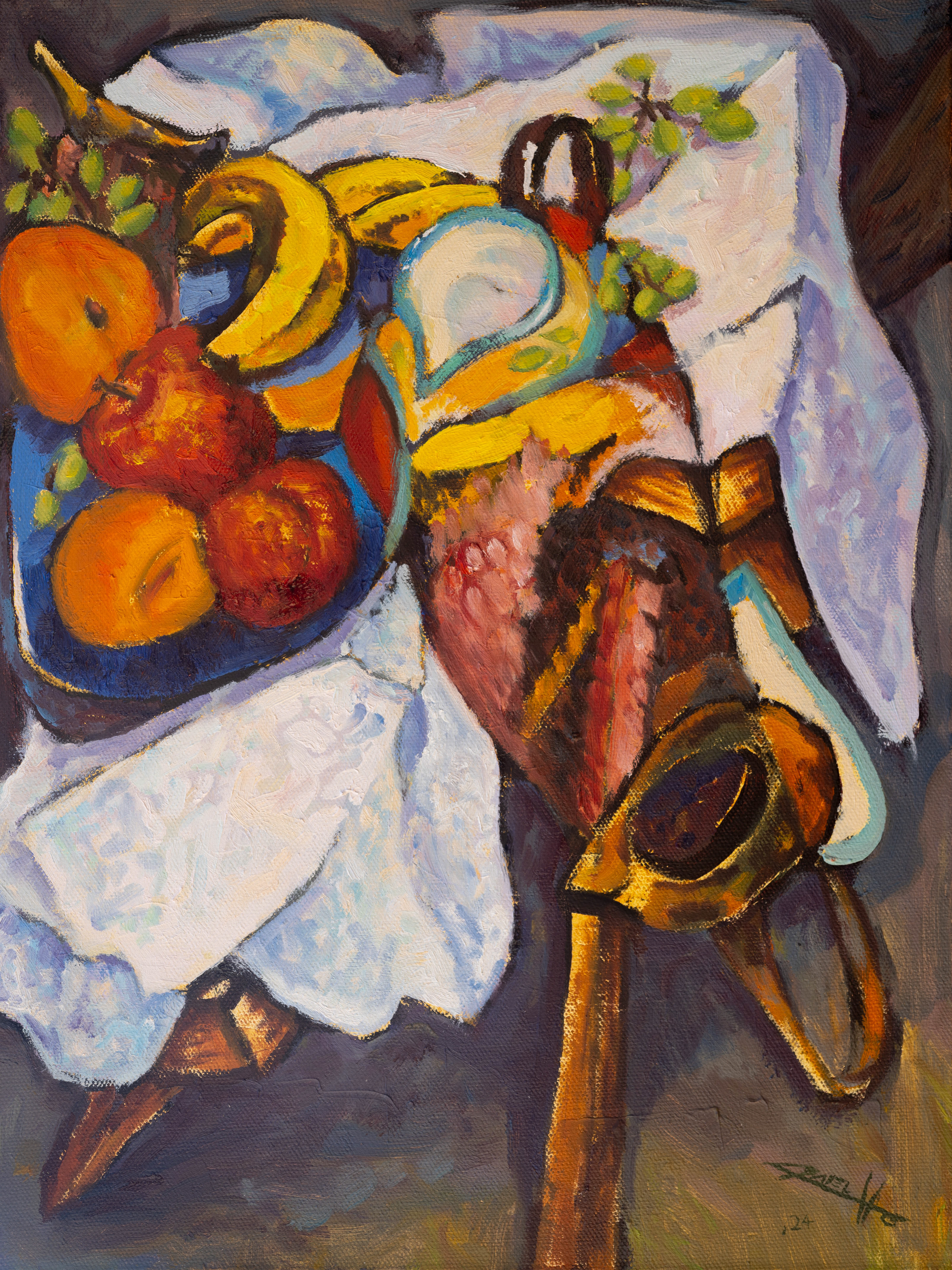 Still Ripening #2 | $1100 | Oil on Canvas | 450 x 350mm