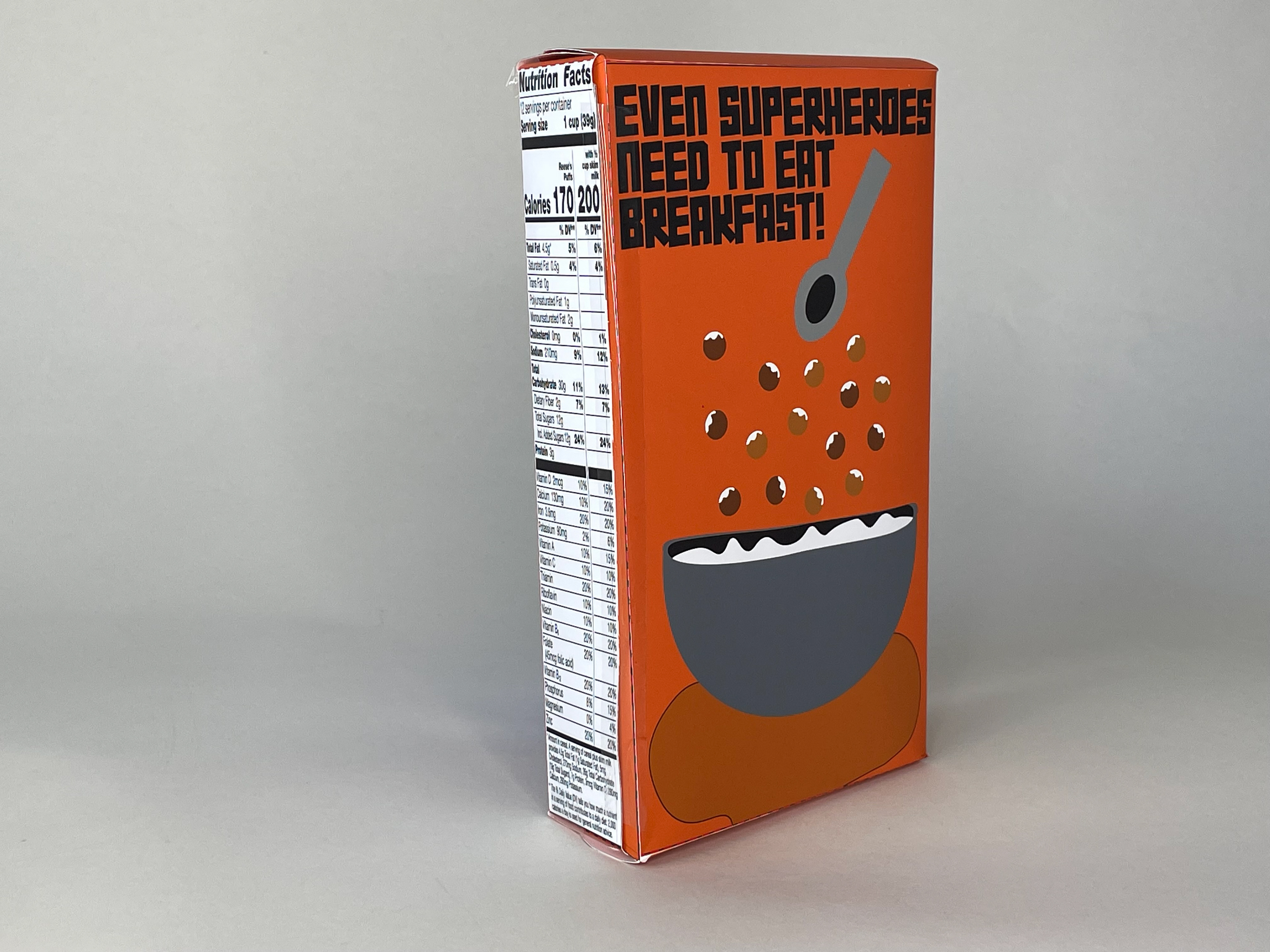 Custom Cereal Box Back 2