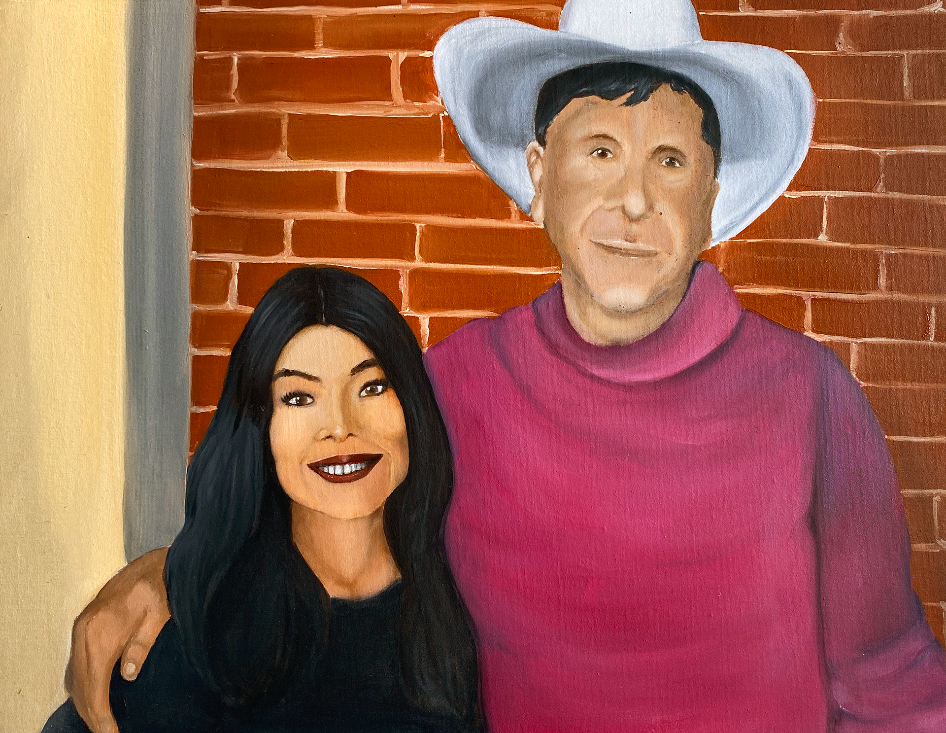 Reunited, Oil on Canvas Paper, 12x16 in, 2022