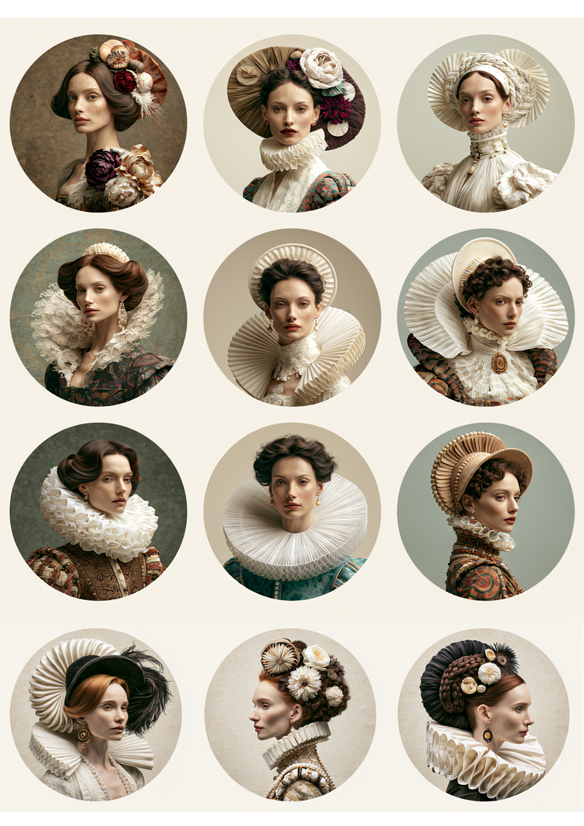 Portraits Belle Epoque (A)
