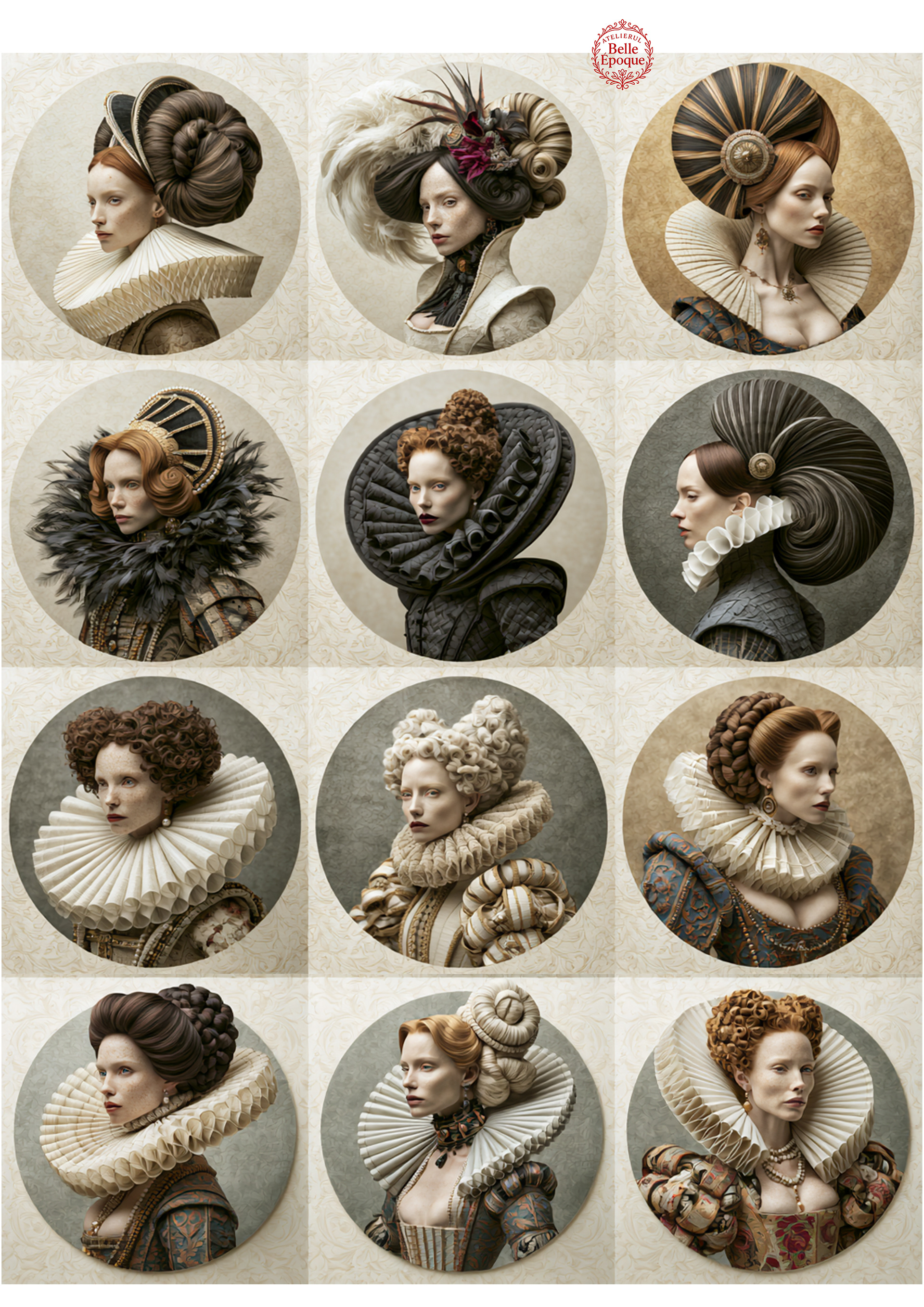 Portraits Belle Epoque (F)