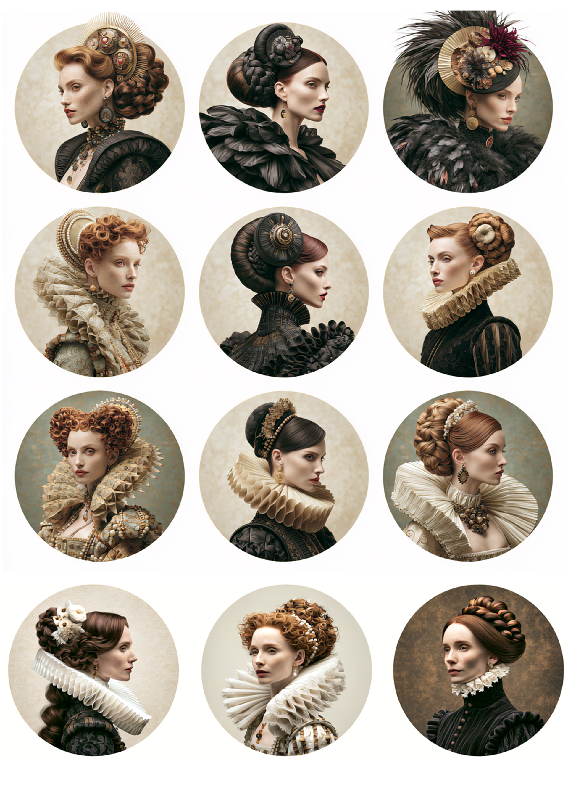 Portraits Belle Epoque (B)