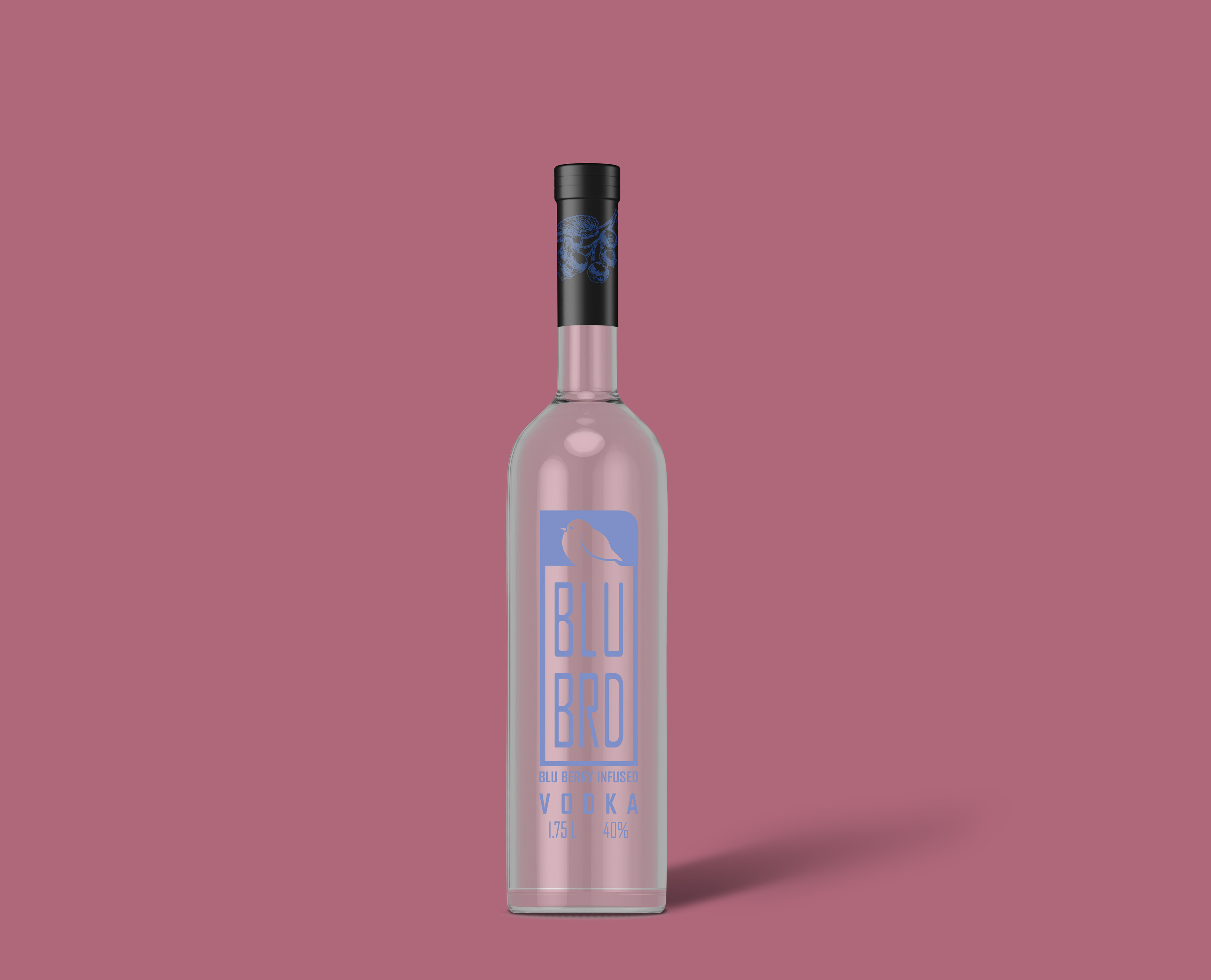 BLU BRD Vodka Blueberry flavour