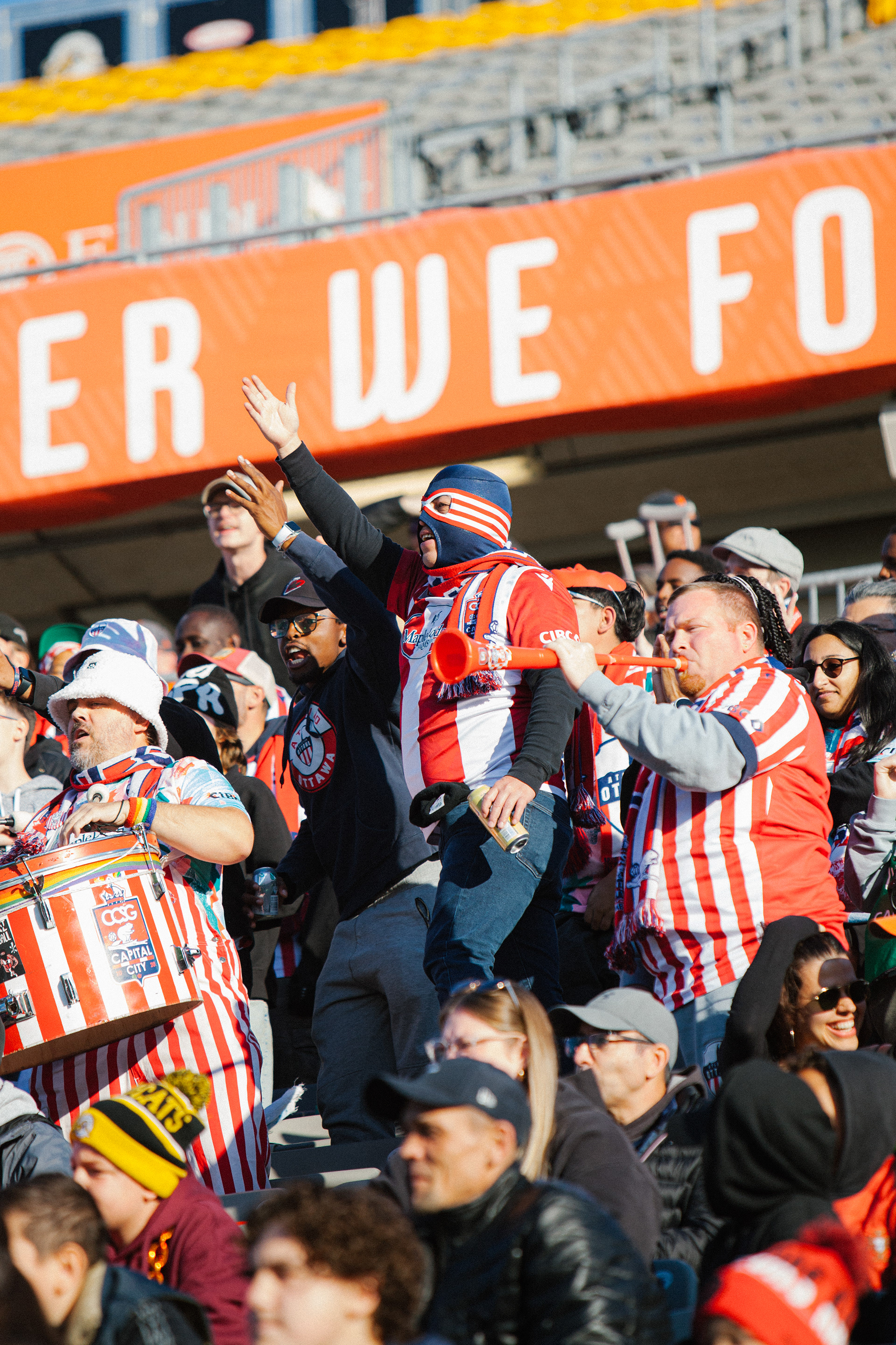 Forge FC vs Atlético Ottawa in the CPL Playoffs at Hamilton Stadium on November 2, 2024
