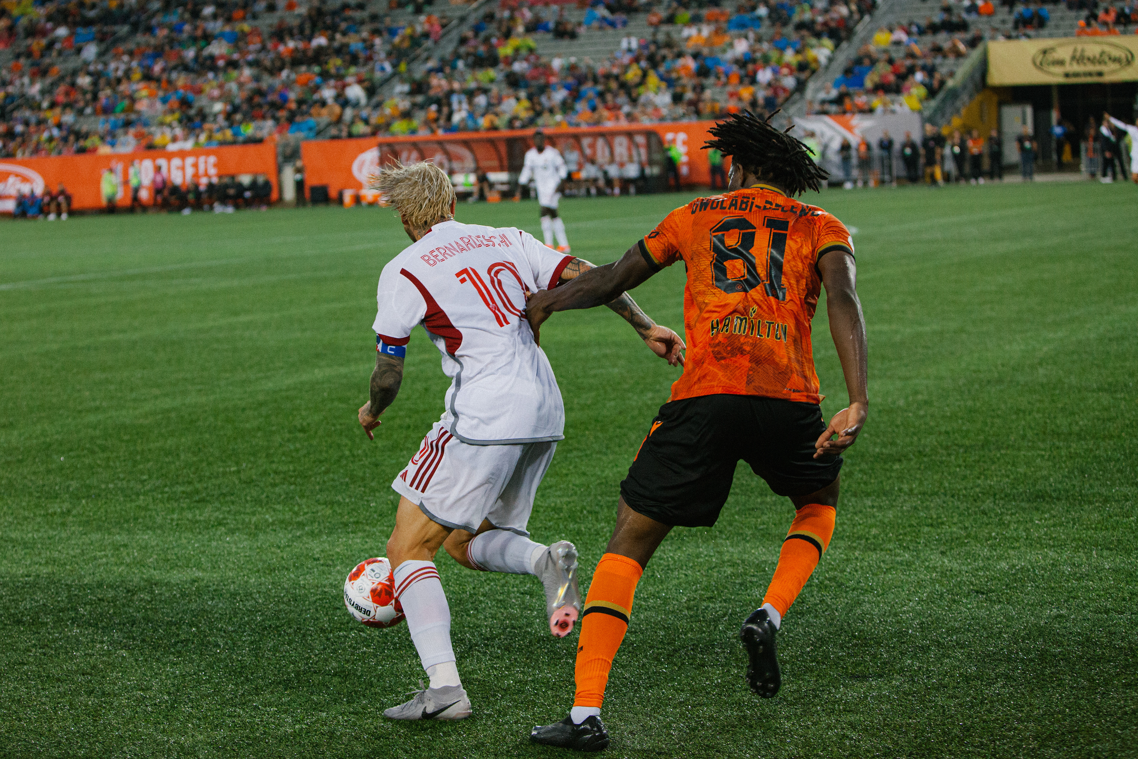 Forge FC vs Toronto FC in the Canadian Championship Semifinal at Hamilton Stadium on July 10th, 2024