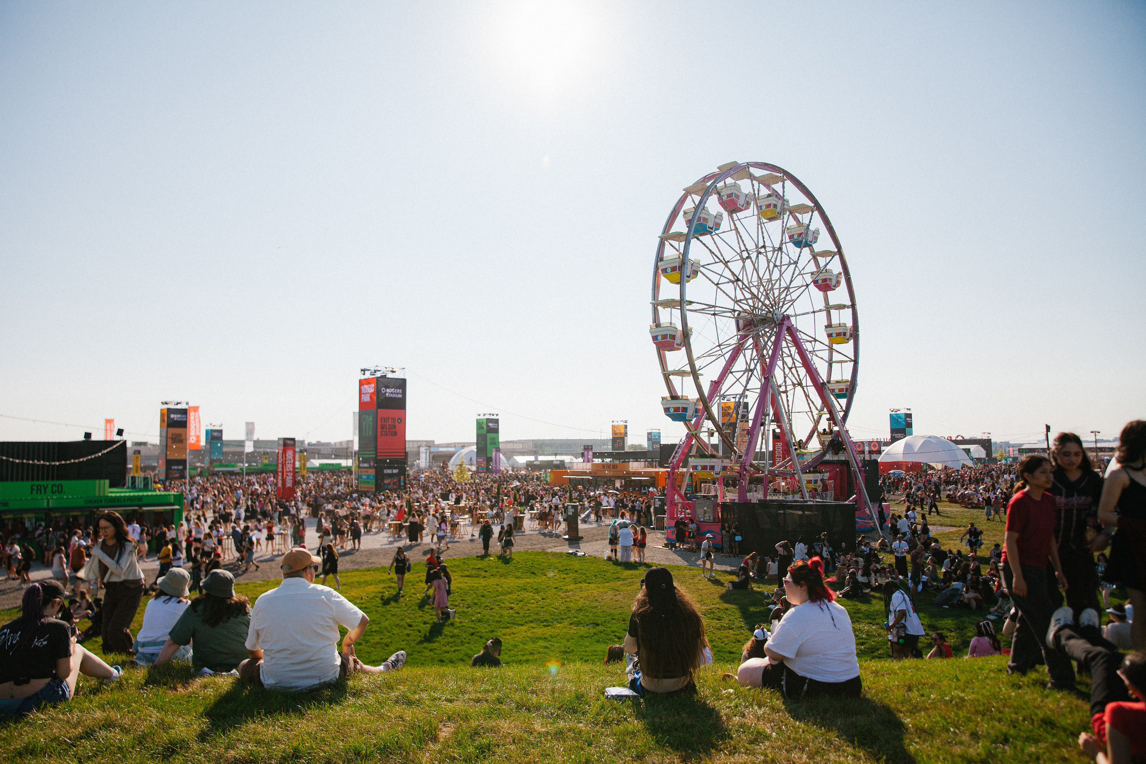 Rogers Stadium photographed for Live Nation