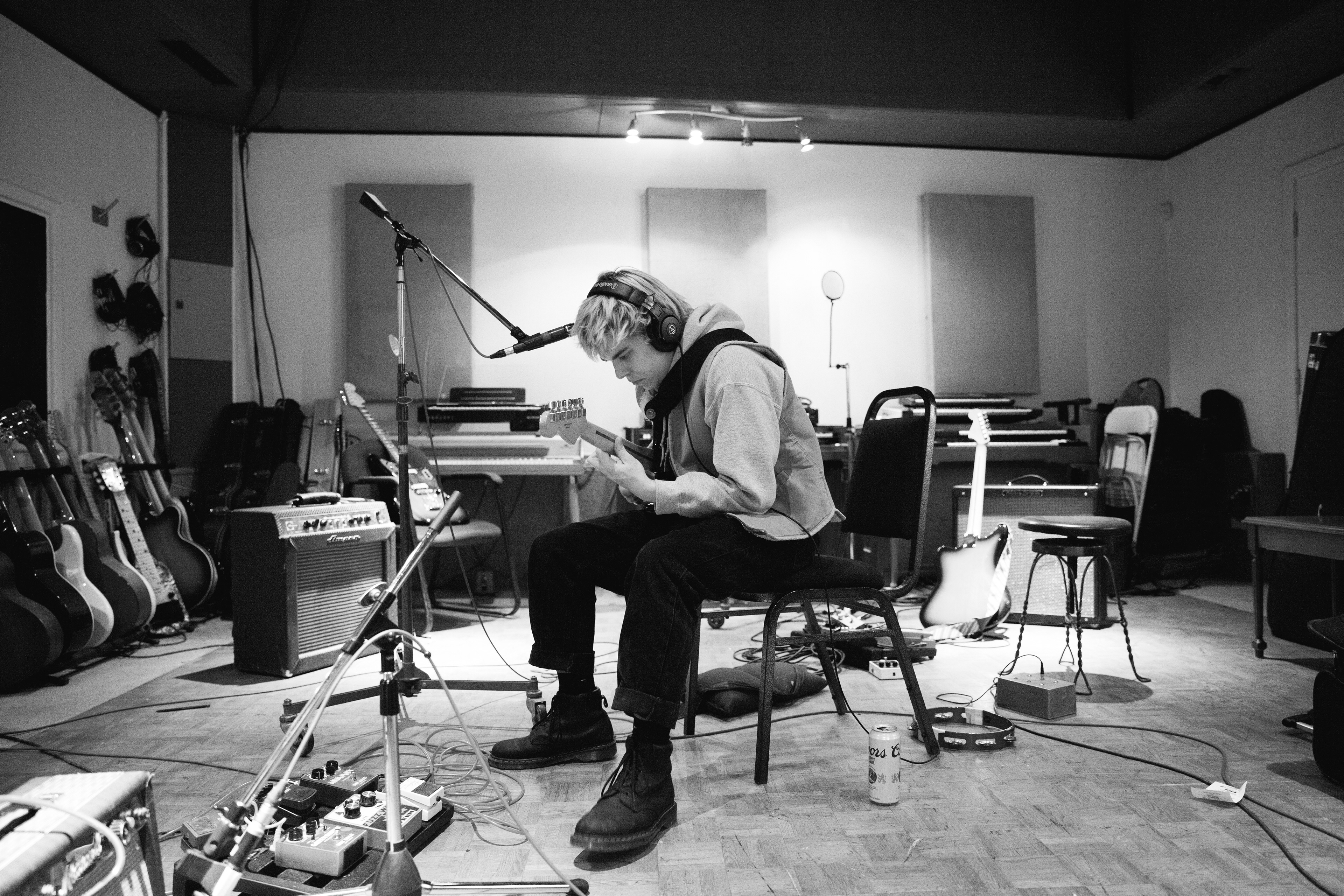 Goodbye Honolulu in the studio