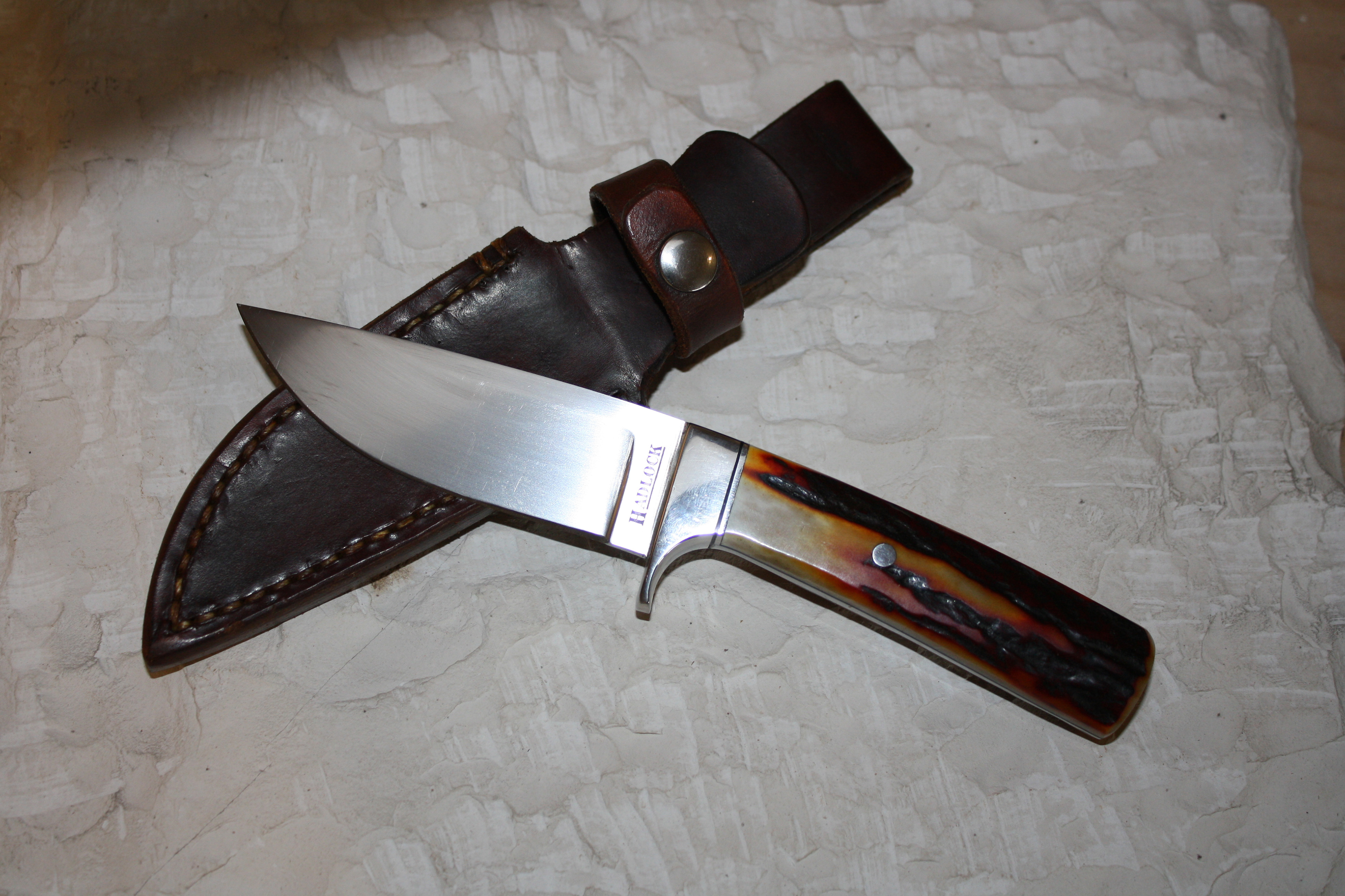 Amber Stag w/ Sheath