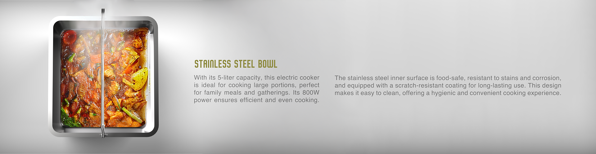 Braun Cooker interface details