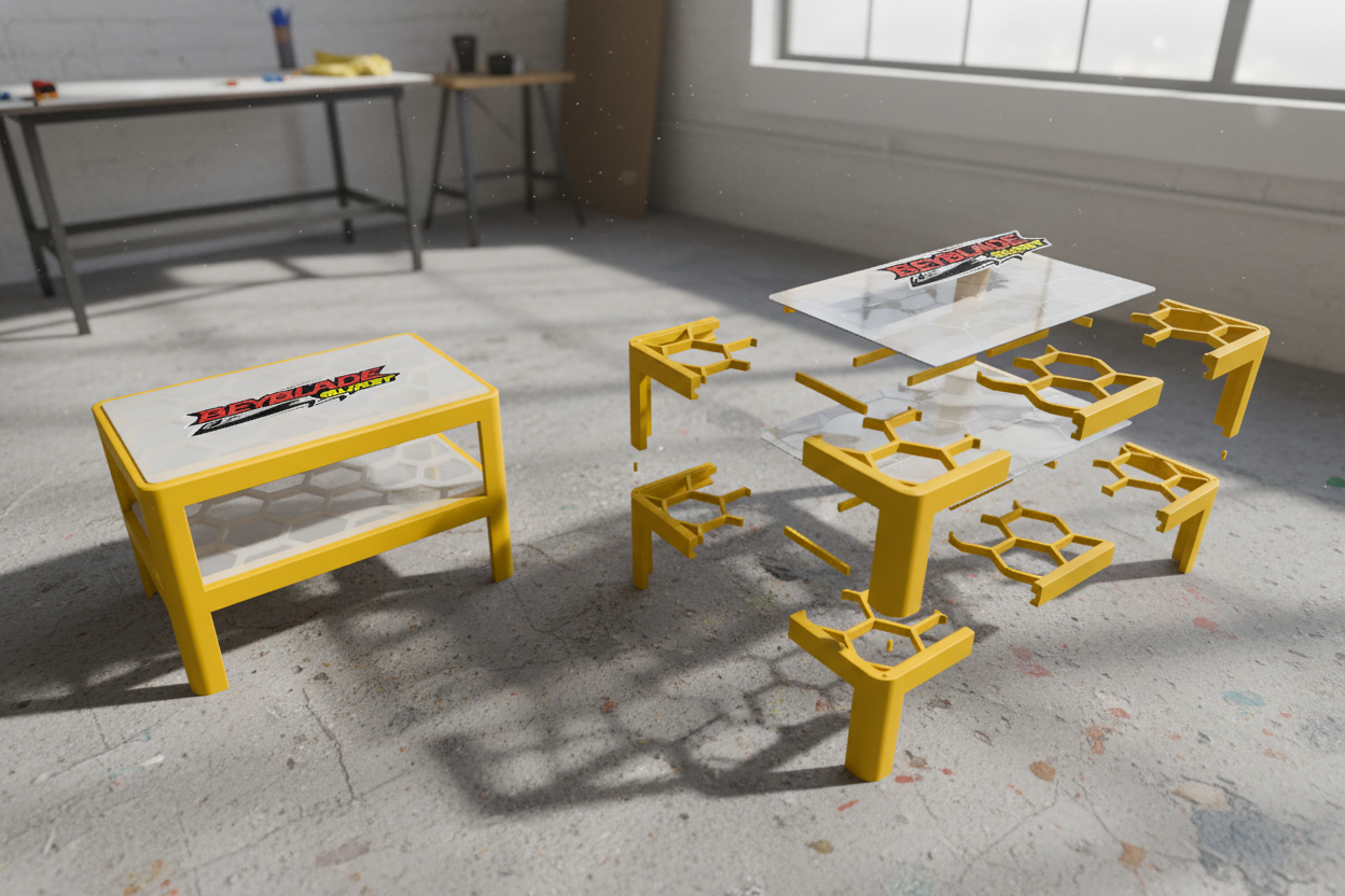 Render of finished object in Shapr3D