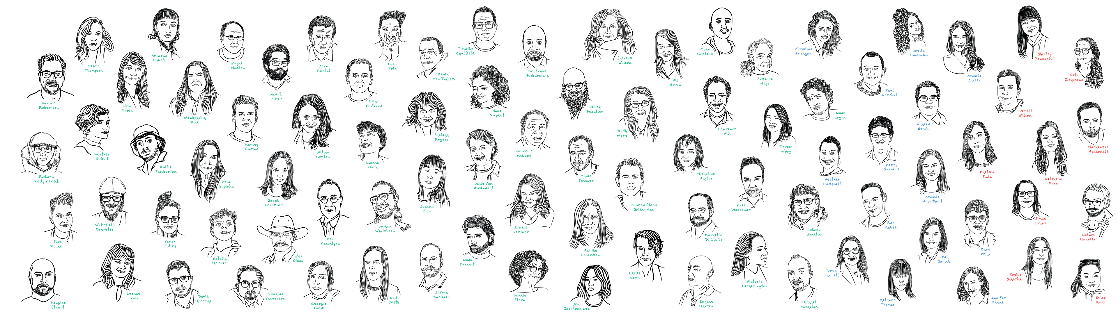 All 2022 Imaginairium Portrait Illustrations