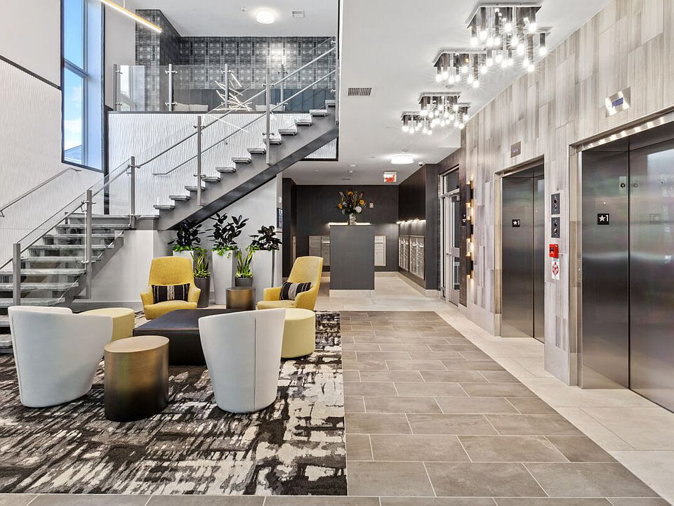 Custom wall panels against the wall by the stairsway