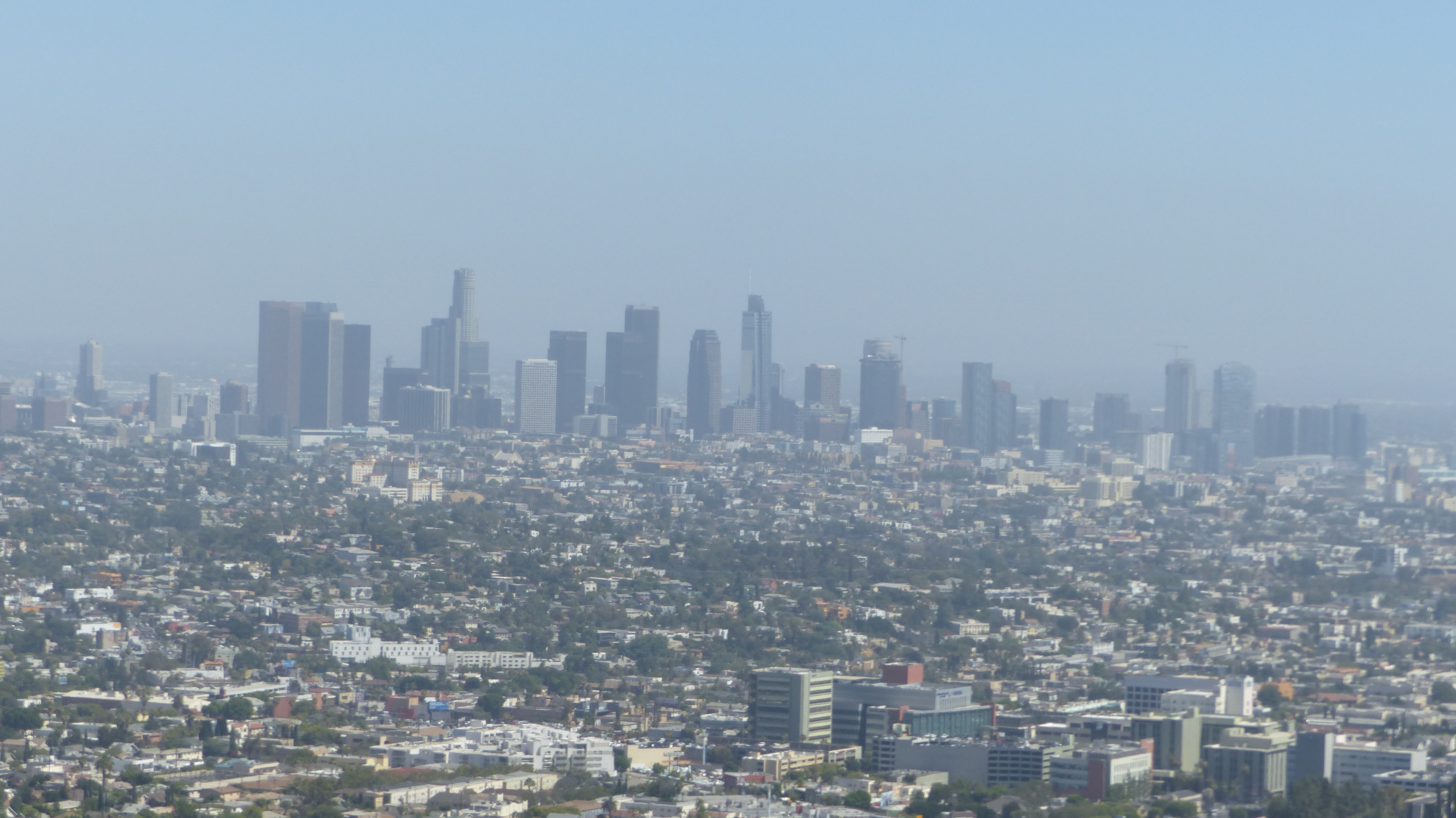 Downtown Los Angeles as viewed from Griffith Observatory