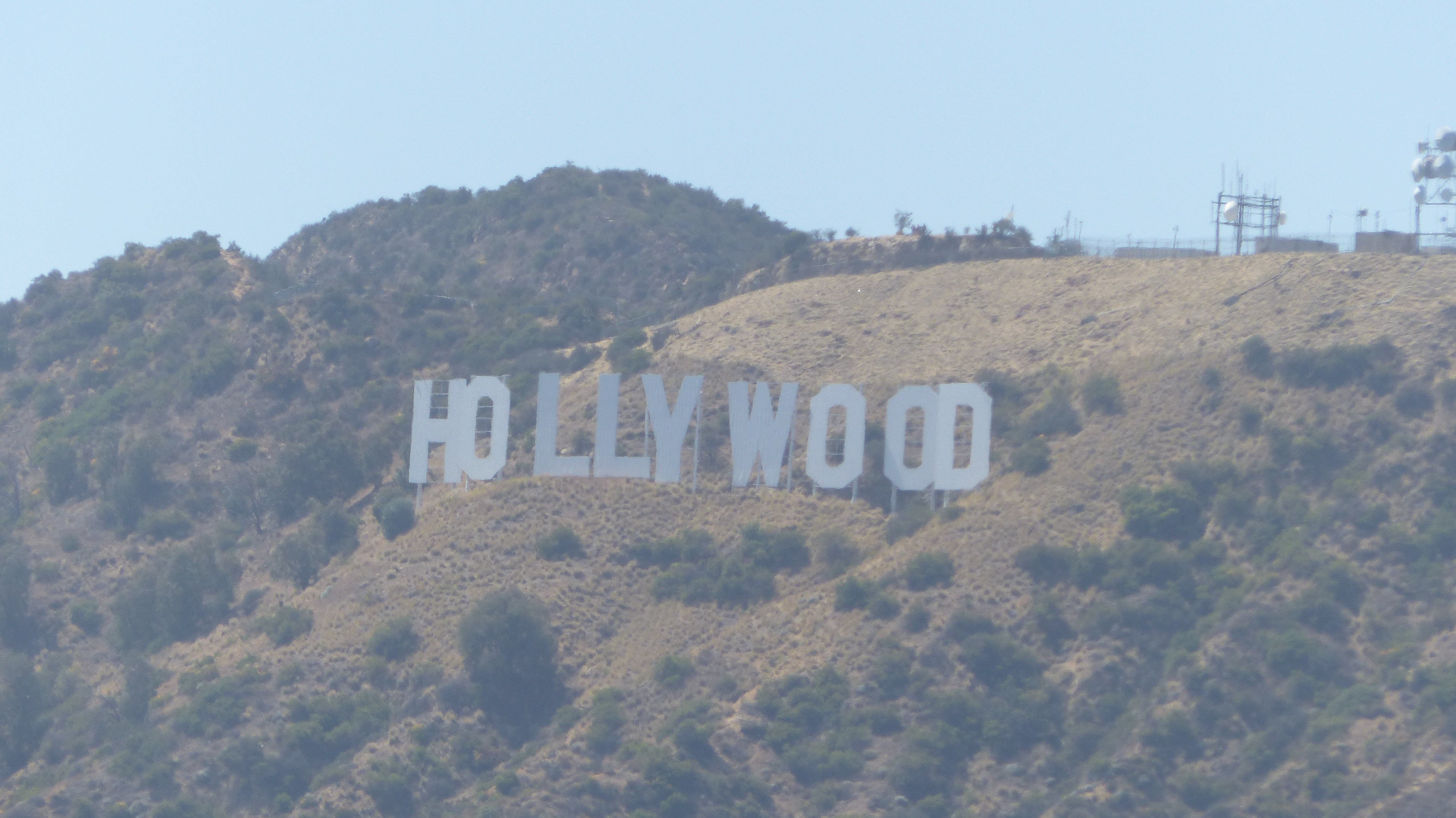 Hollywood Sign as viewed from Griffith Observatory