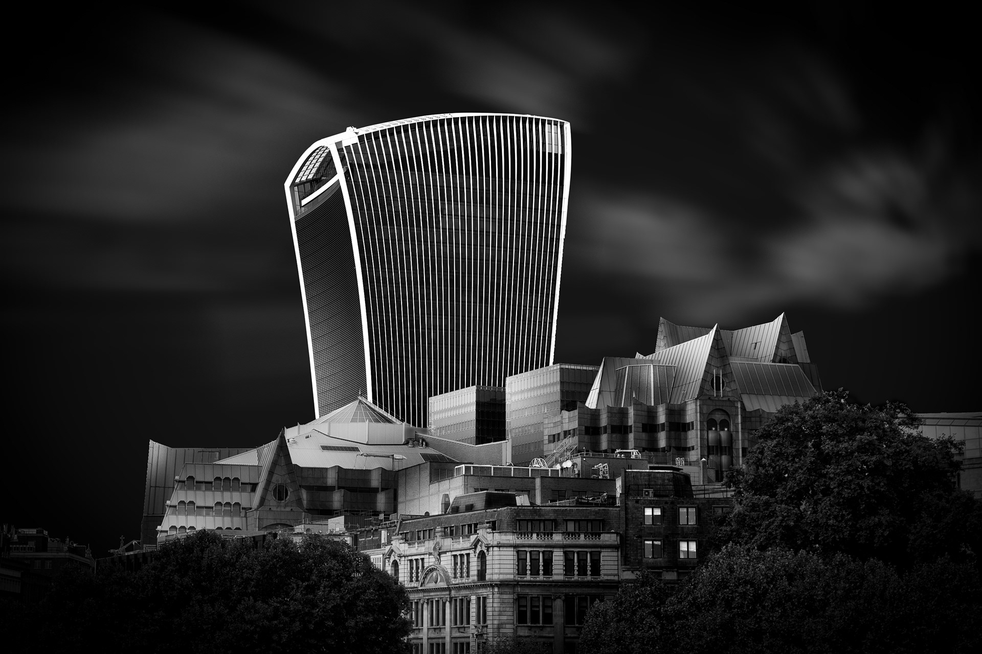 The Walkie Talkie (Londres). Foto ganadora en los MusePhotographyAwards 2023 en la categoría FineArt Cityscape.