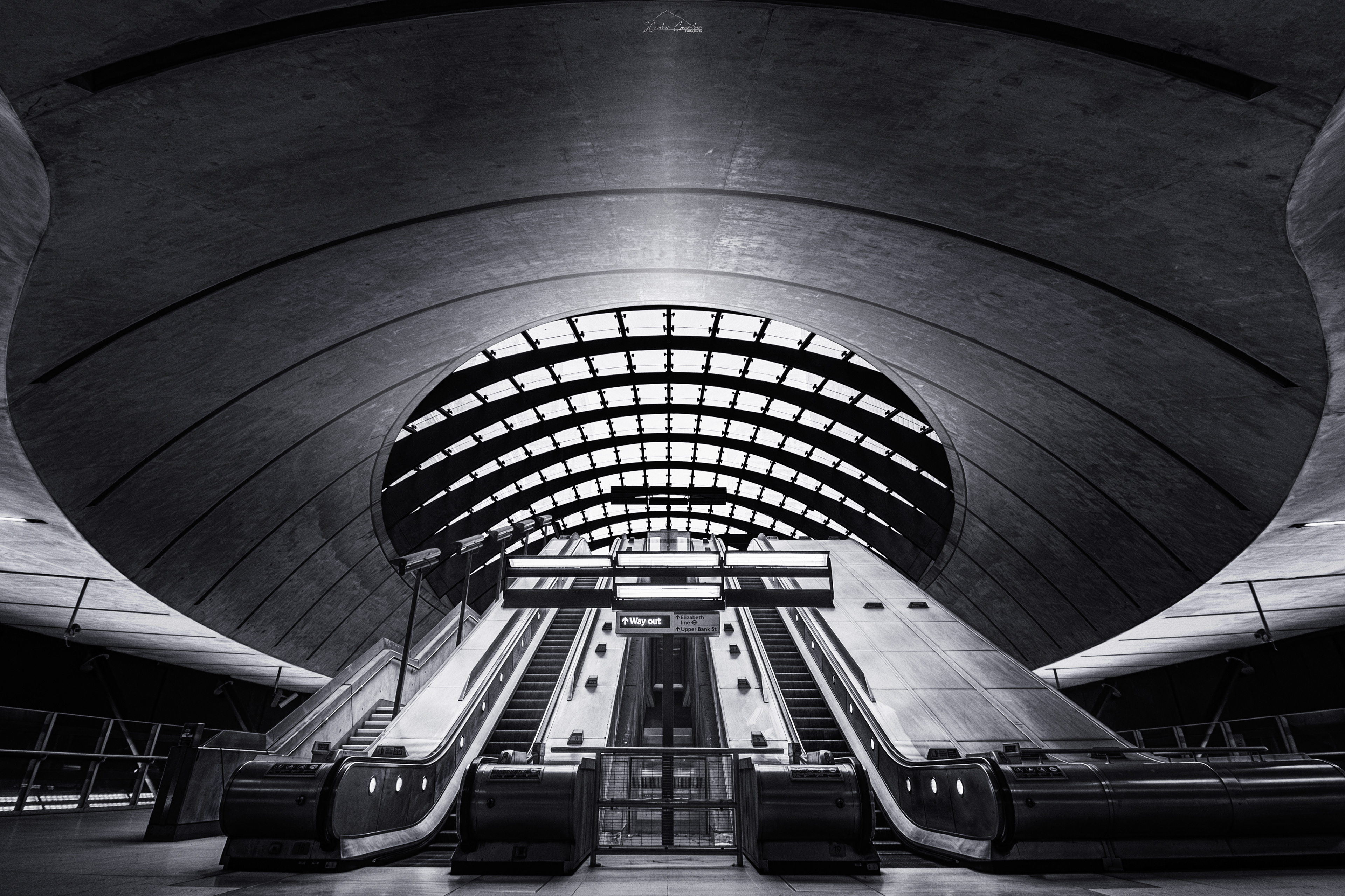 Estación de metro de Canary Wharf (Londres)
