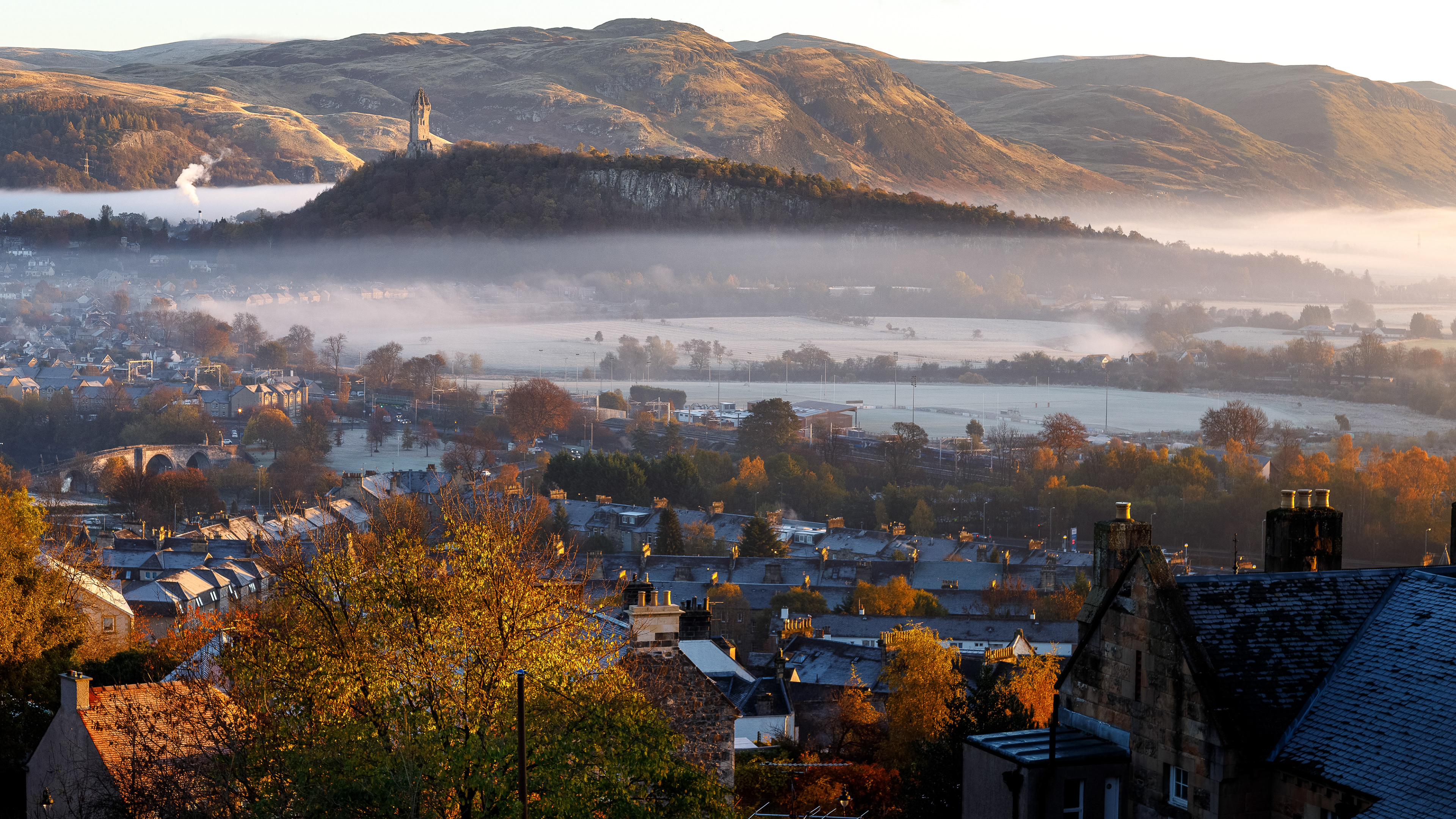 The Wallace Monument from Stirling Castle