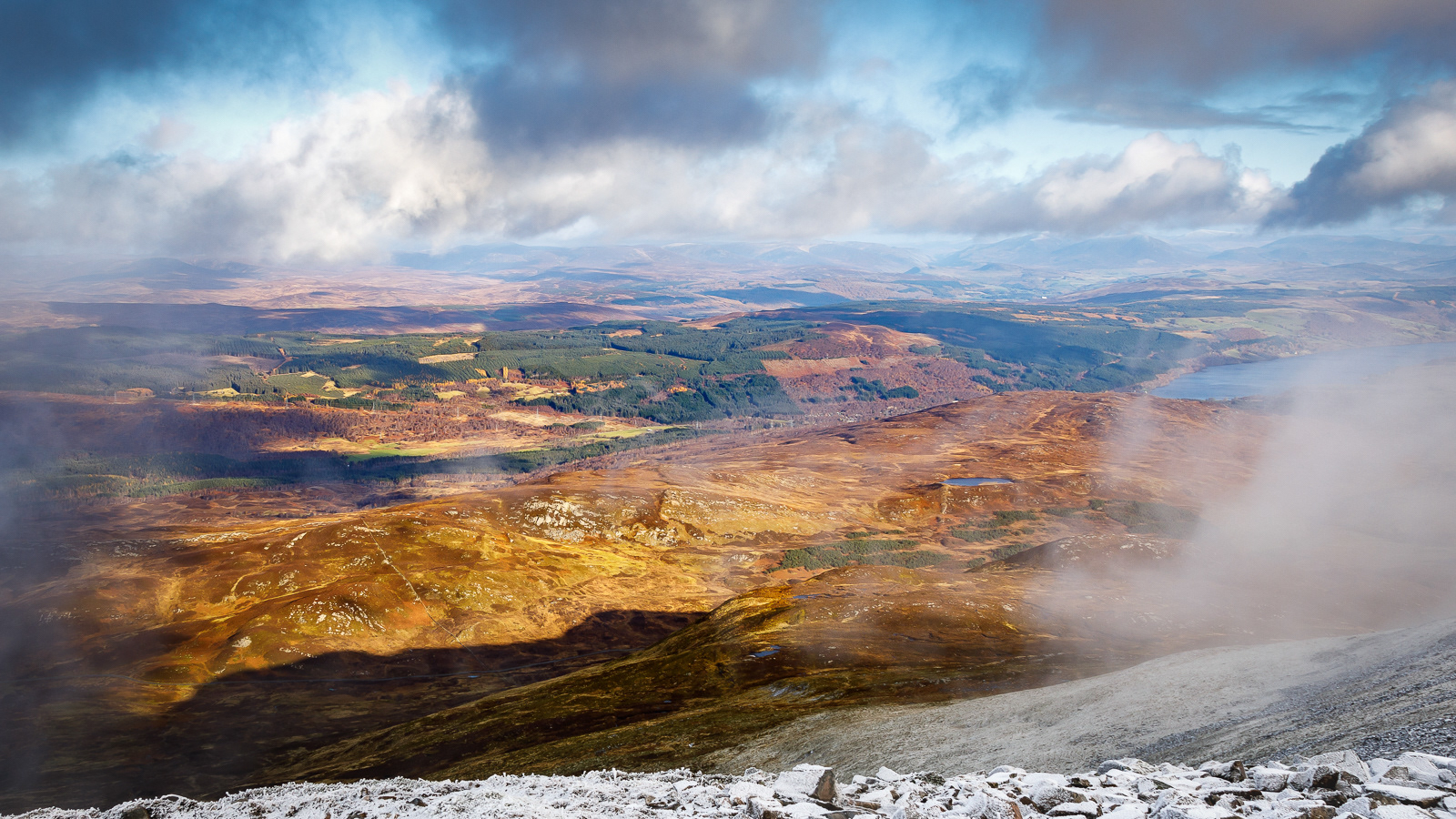 The view from Schiehallion Summit