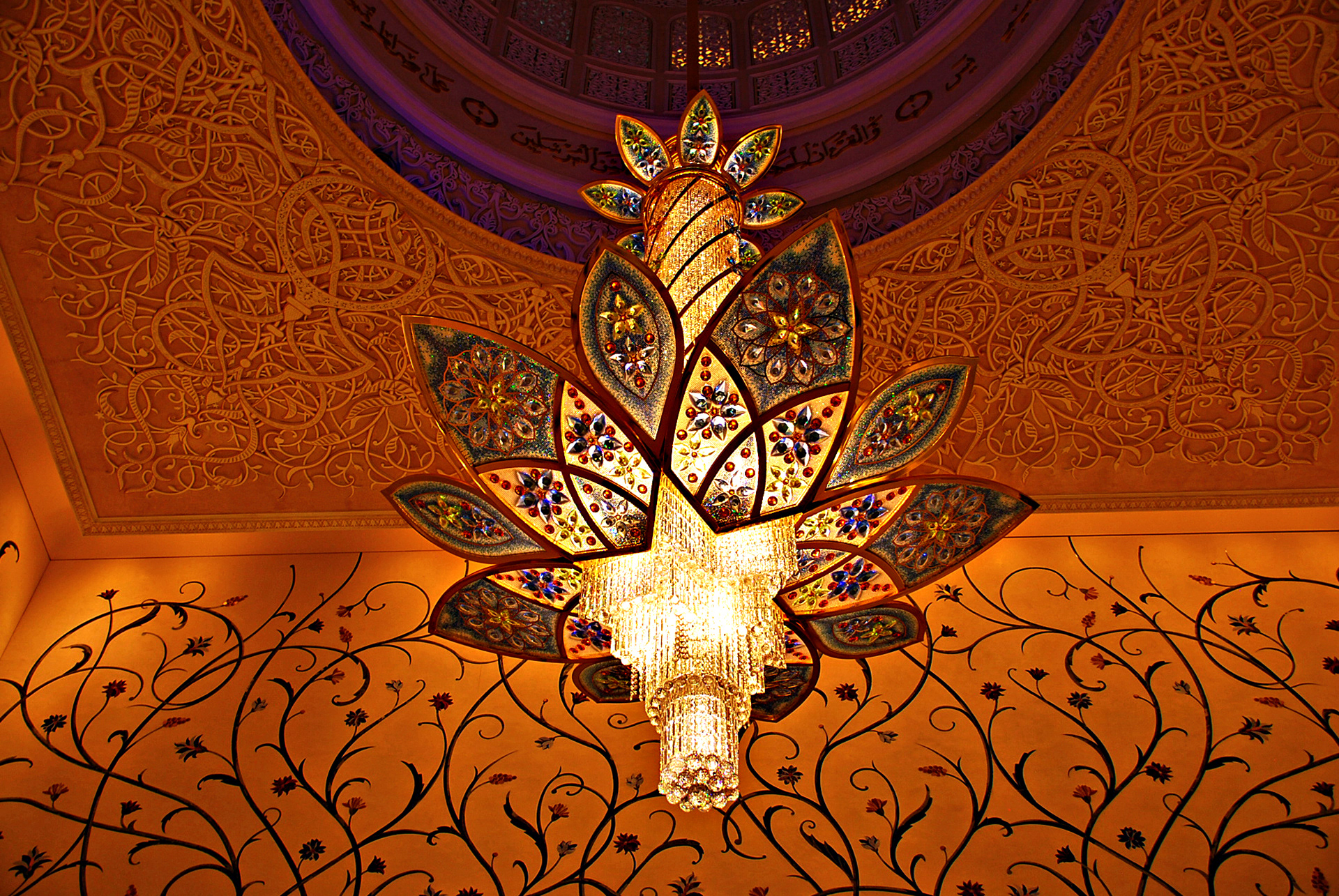 Inside Sheikh Zayed Grand Mosque, Abu Dhabi