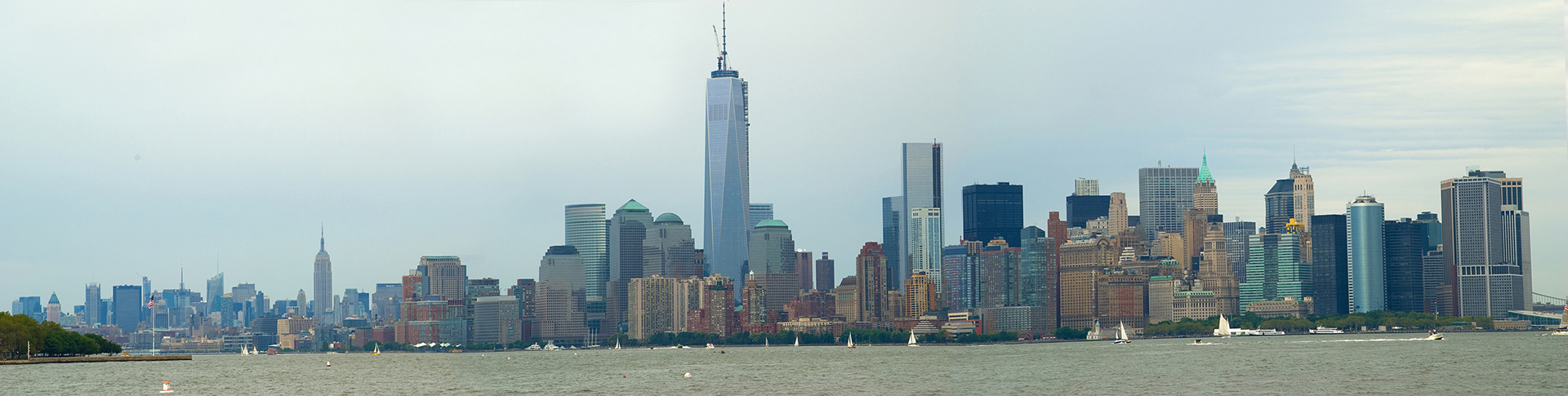 NYC Skyline from Liberty island