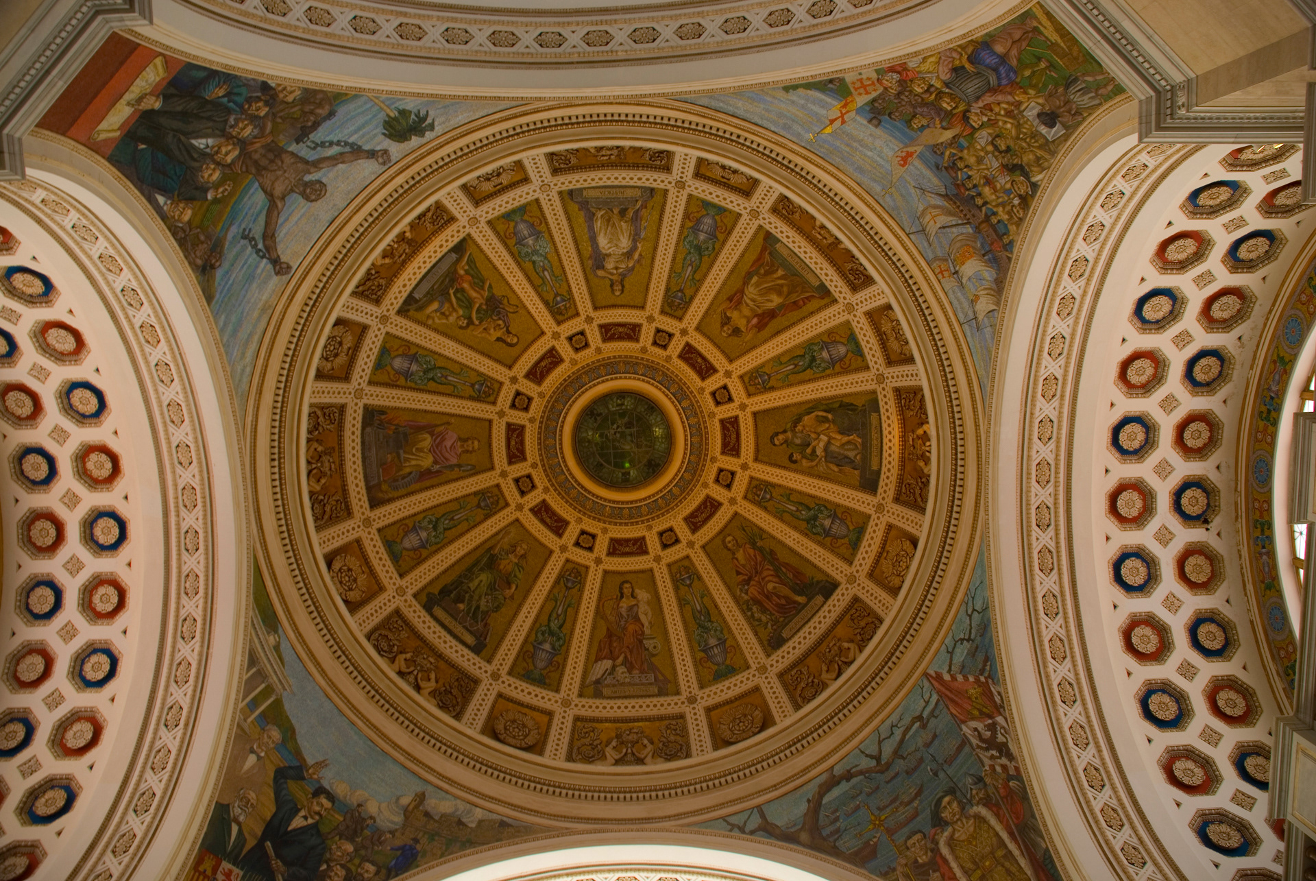 Dome Inside Capitol Building in San Juan, Puerto Rico