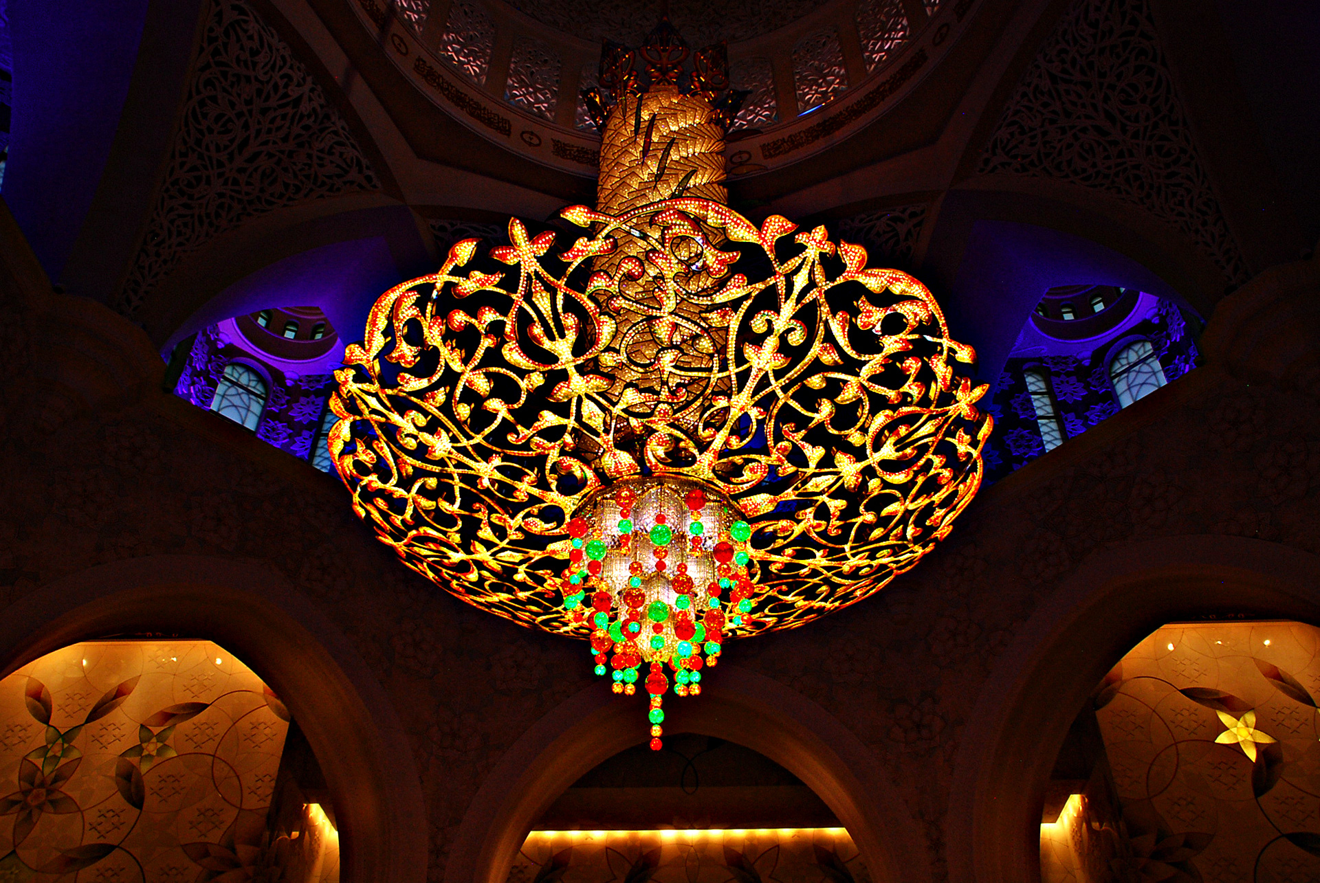Inside Sheikh Zayed Grand Mosque, Abu Dhabi