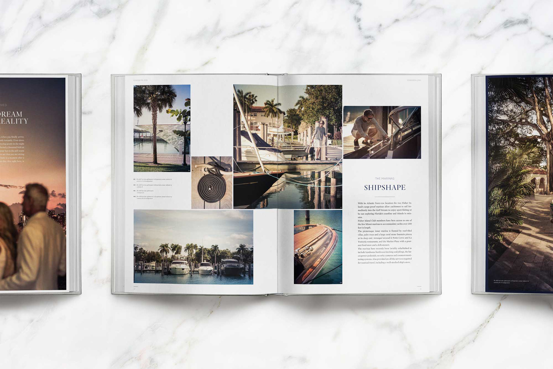 design collateral material palazzo della luna