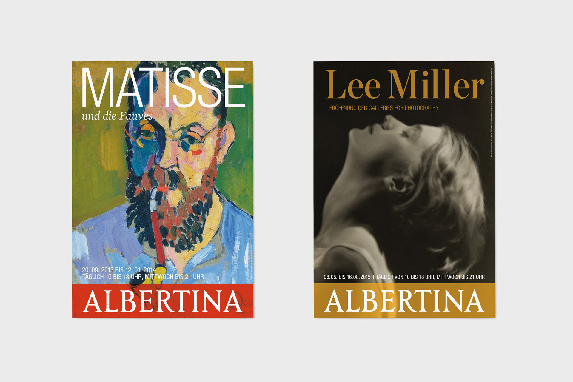 postergestaltung albertina museum wien