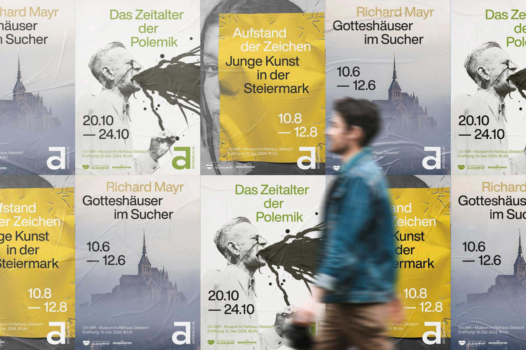 poster design - archipel forum fuer kunst und kultur