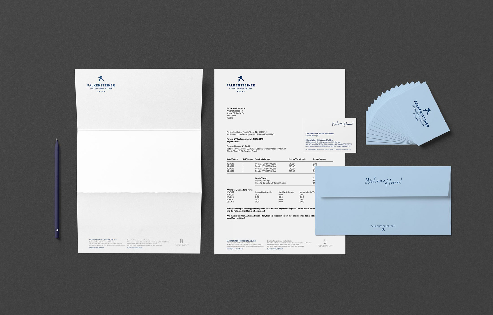 Falkensteiner Hotels & Residences corporate design