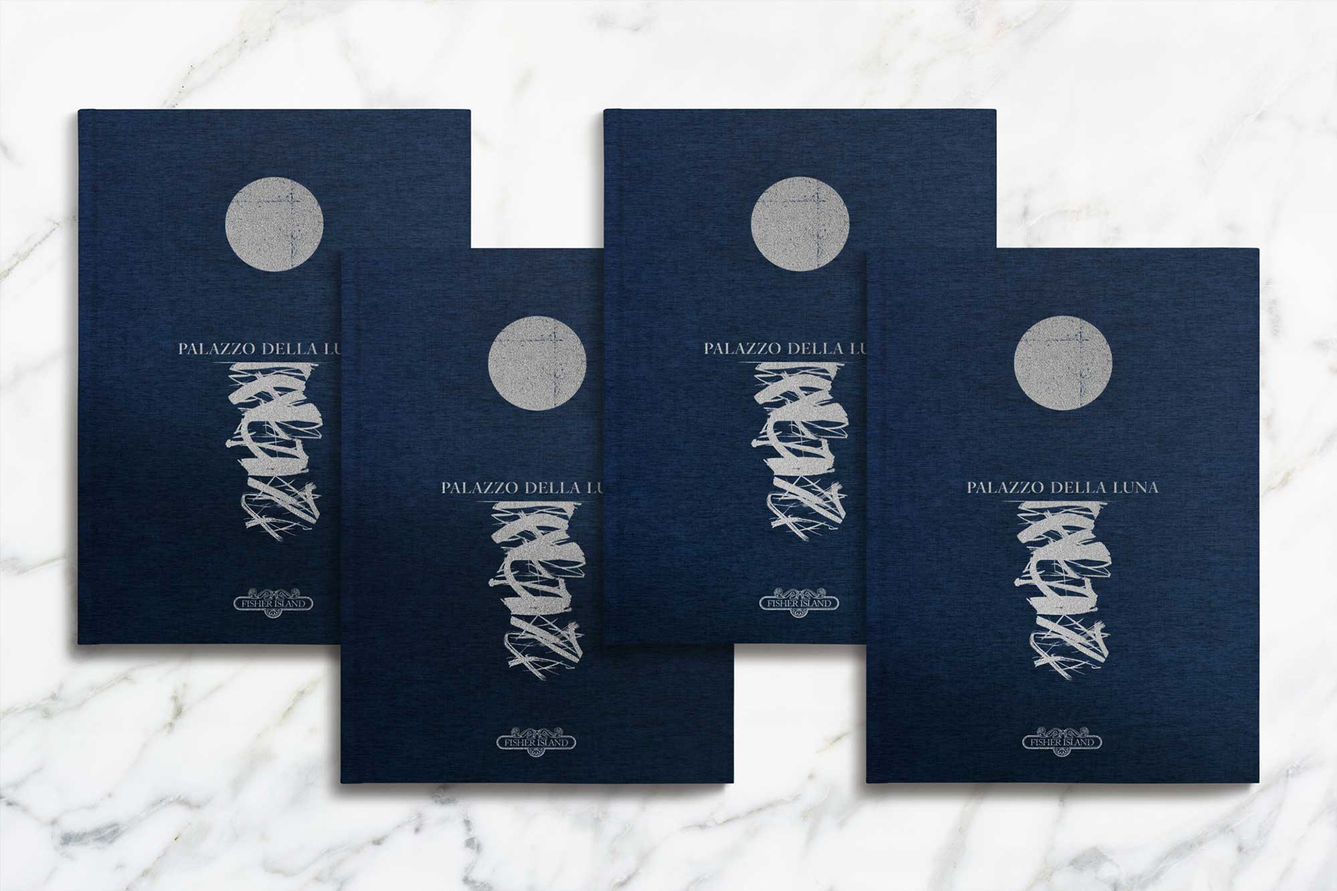 design collateral material palazzo della luna