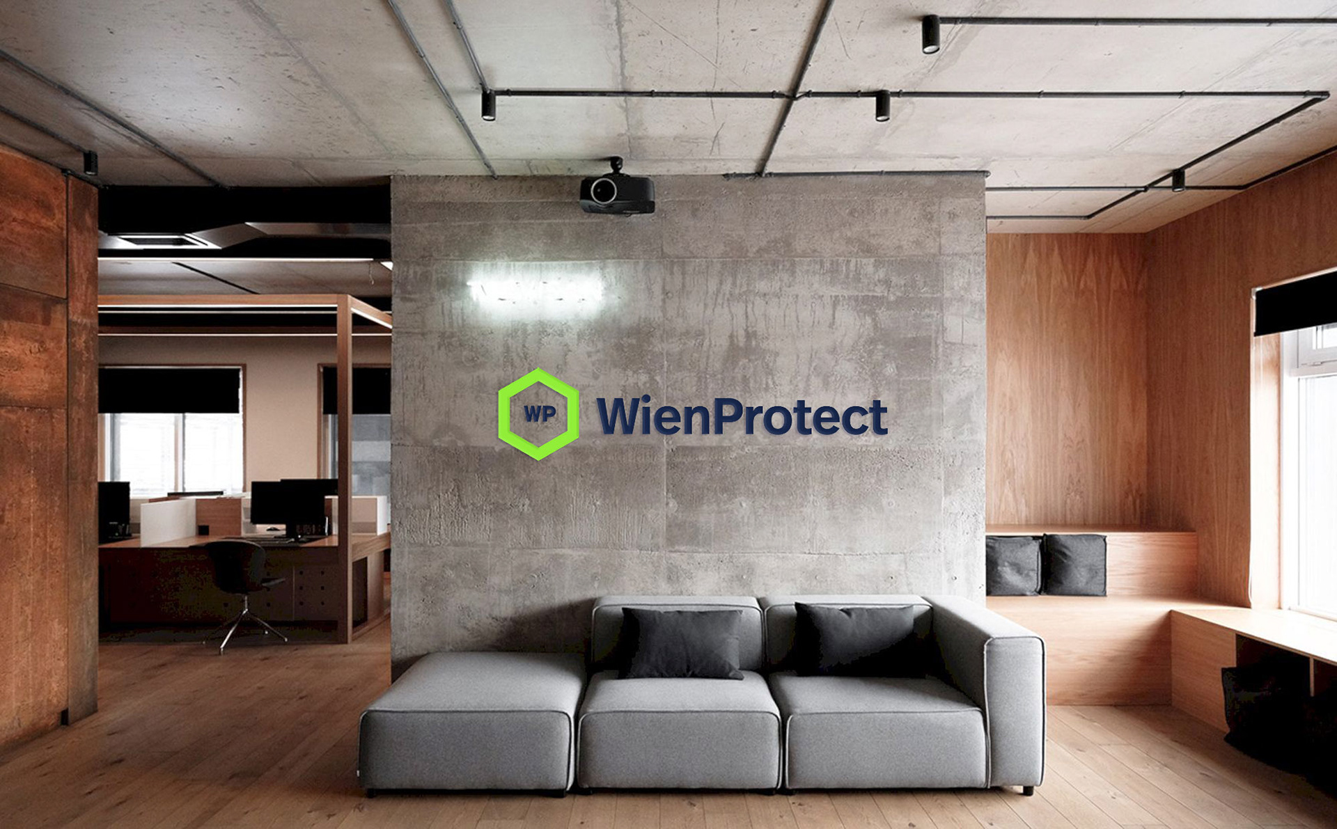 logo design ambient wienprotect® | studio krauss