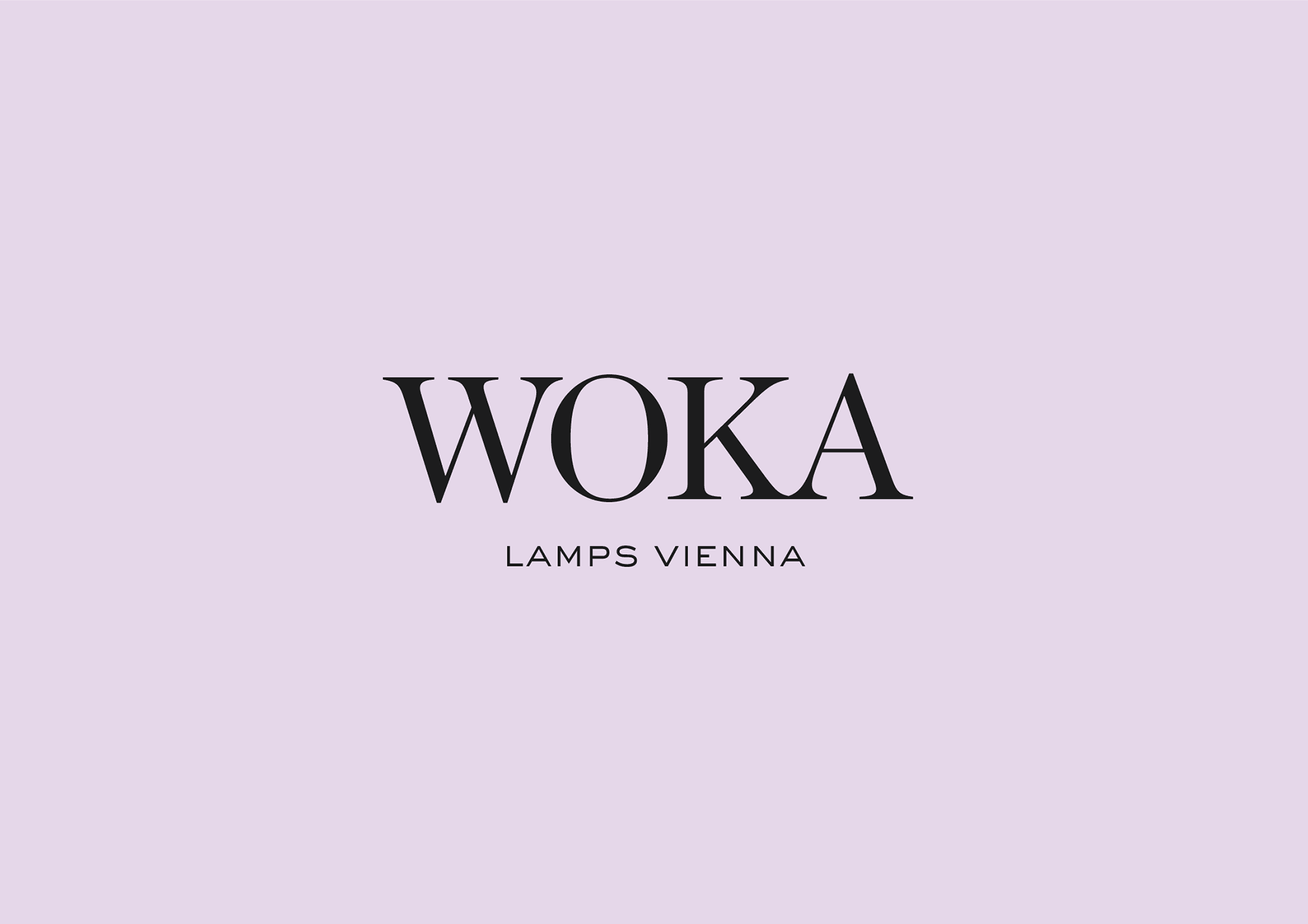 logo redesign woka lamps vienna | studio krauss