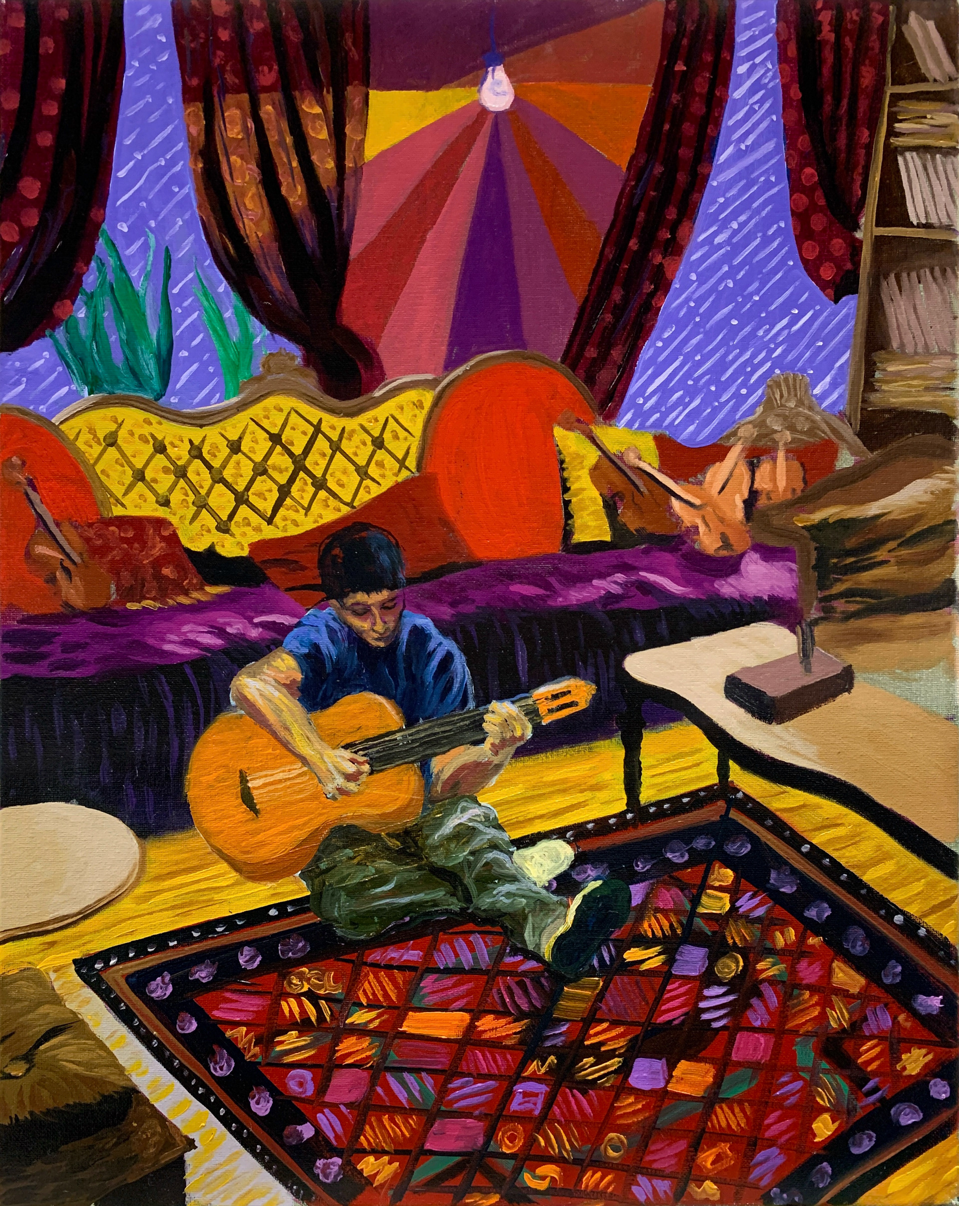 Musician's Room | Oil on canvas | 26"x20" | 2022