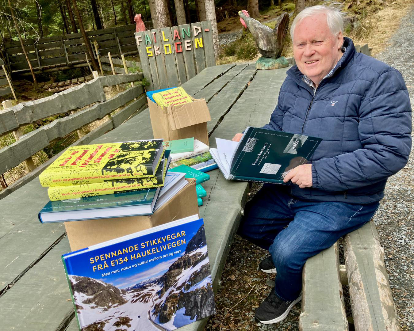 Skogsbokhandelen er i kjømda. Foto Kristian Hus.