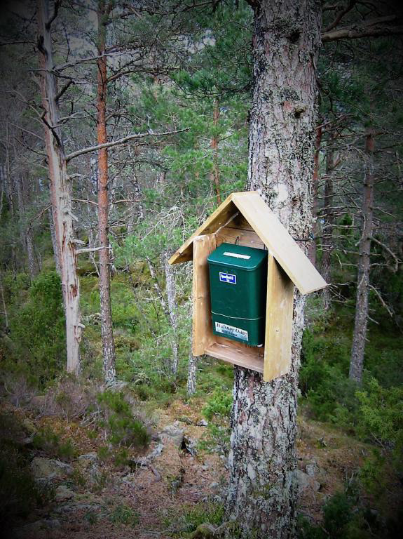 Og når du er på toppen, skriv du deg sjølvsagt inn i boka.